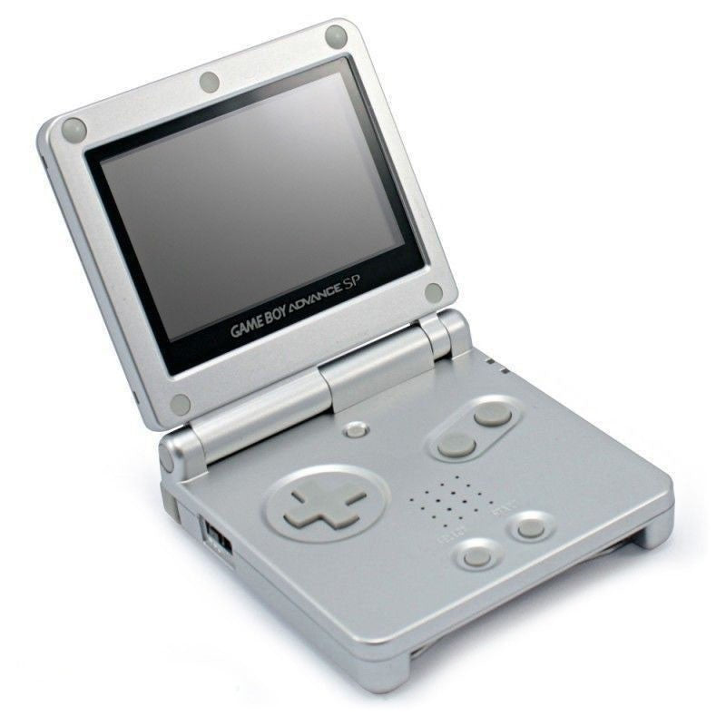 Game Boy Advance SP - Platinum (Silver) - Video Game System - Used - CaveGamers