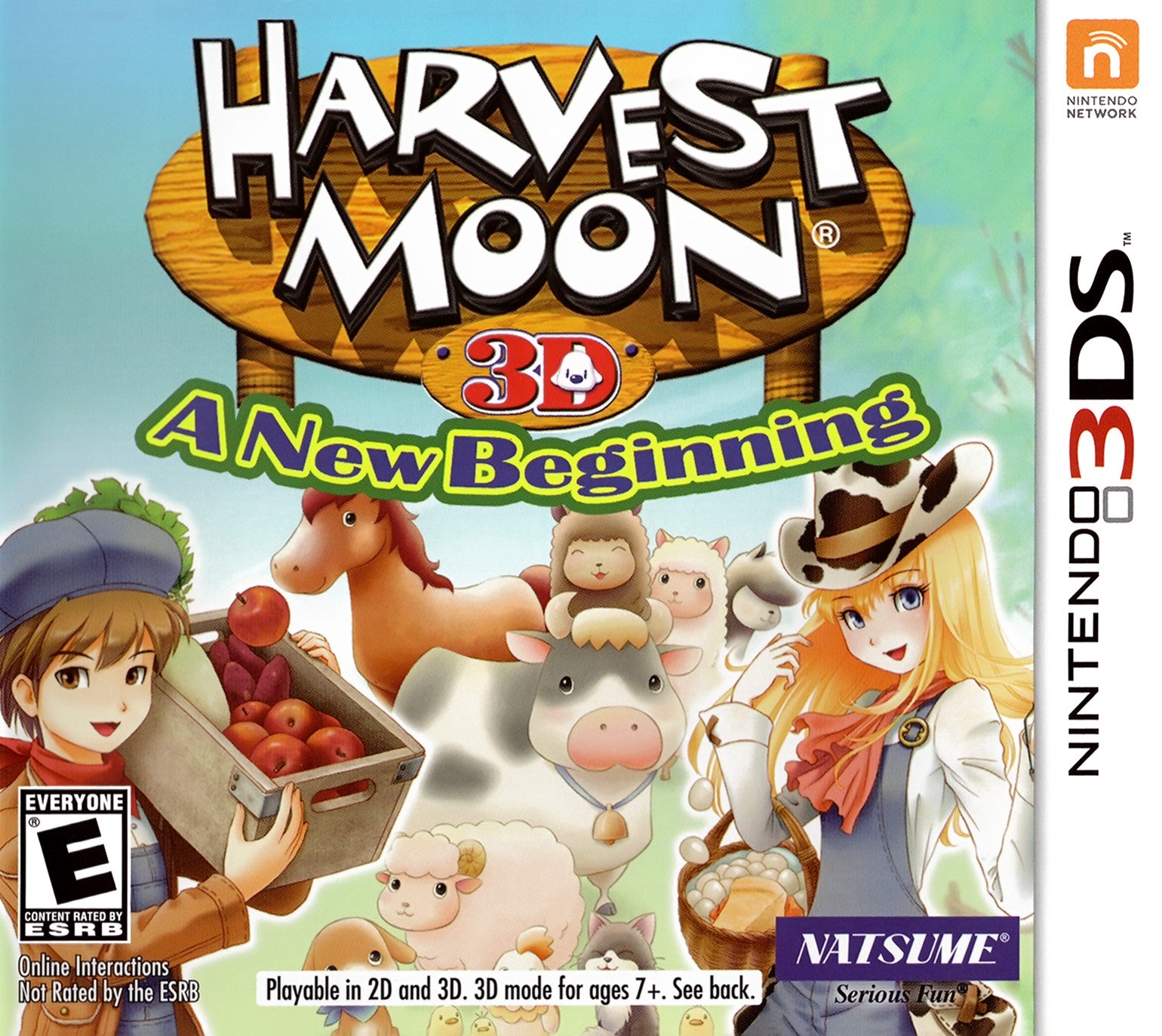 Harvest Moon 3D: A New Beginning 3DS - Video Game - Used - CaveGamers
