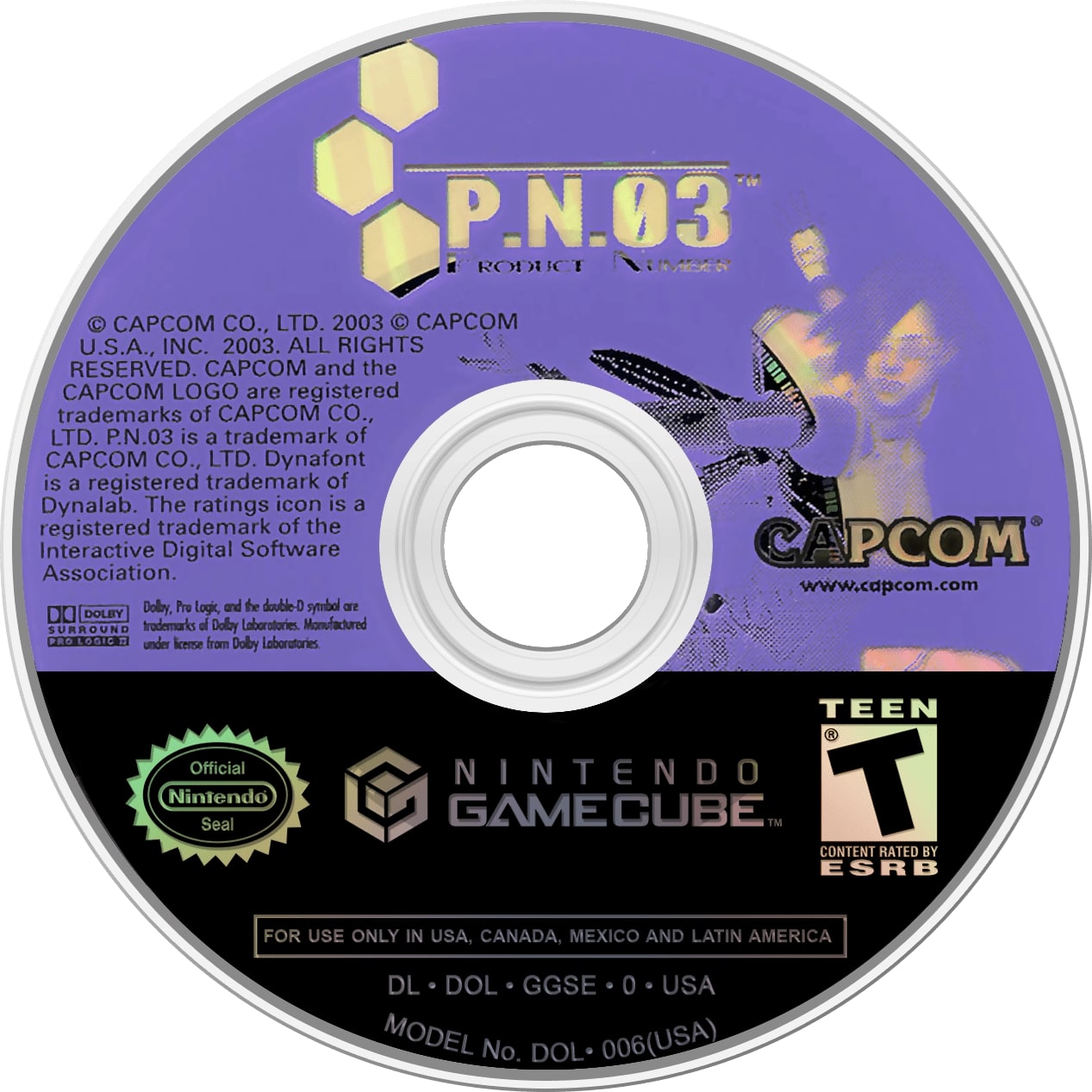 P.N.03 (Product Number 03) GameCube - Video Game - Used - CaveGamers - Image 3