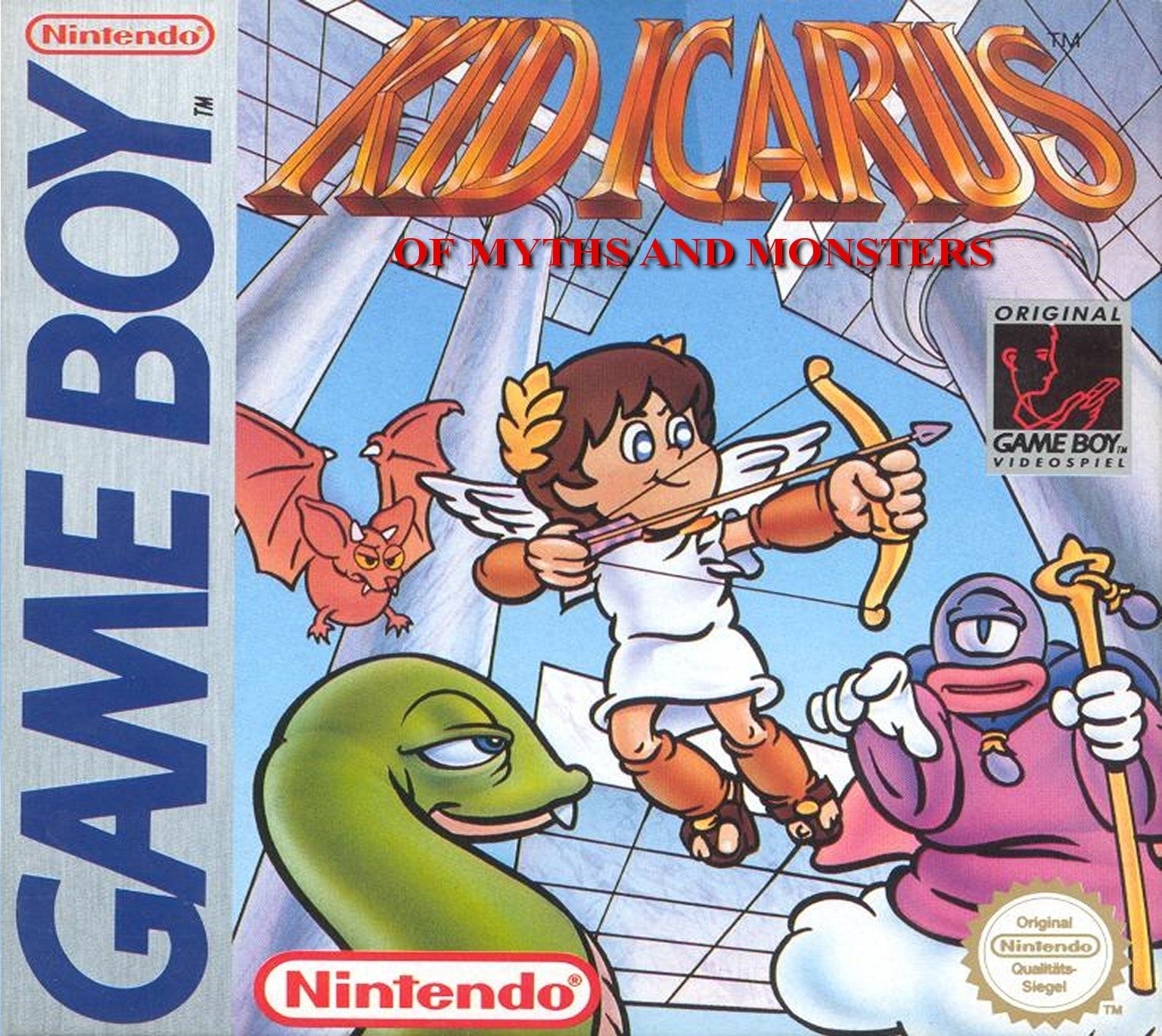 Kid Icarus of Myths and Monsters Game Boy - Video Game - Used - CaveGamers