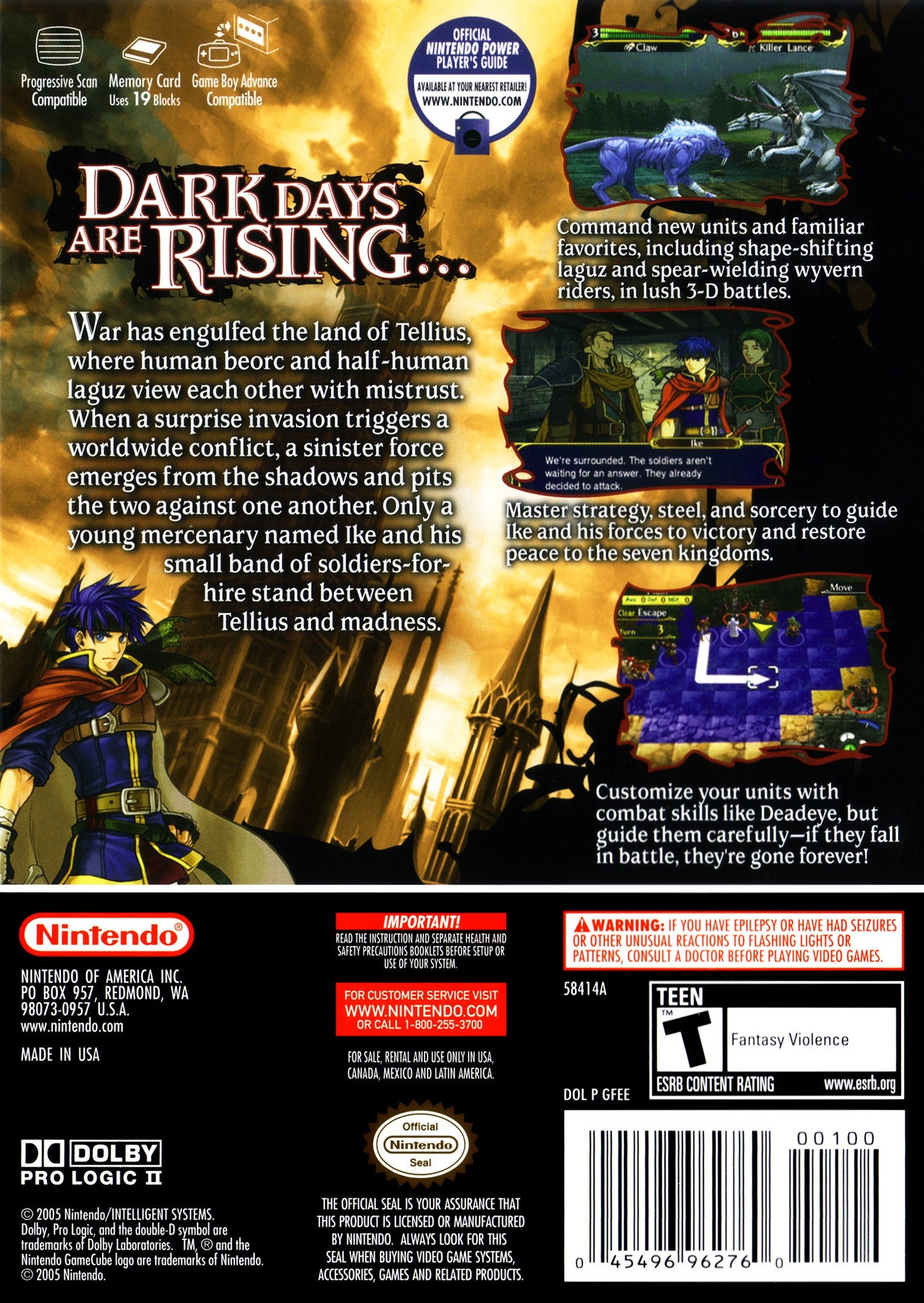 Fire Emblem: Path of Radiance GameCube - Video Game - Used - CaveGamers - Image 2