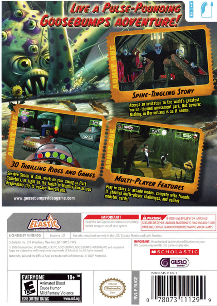 Goosebumps Horrorland