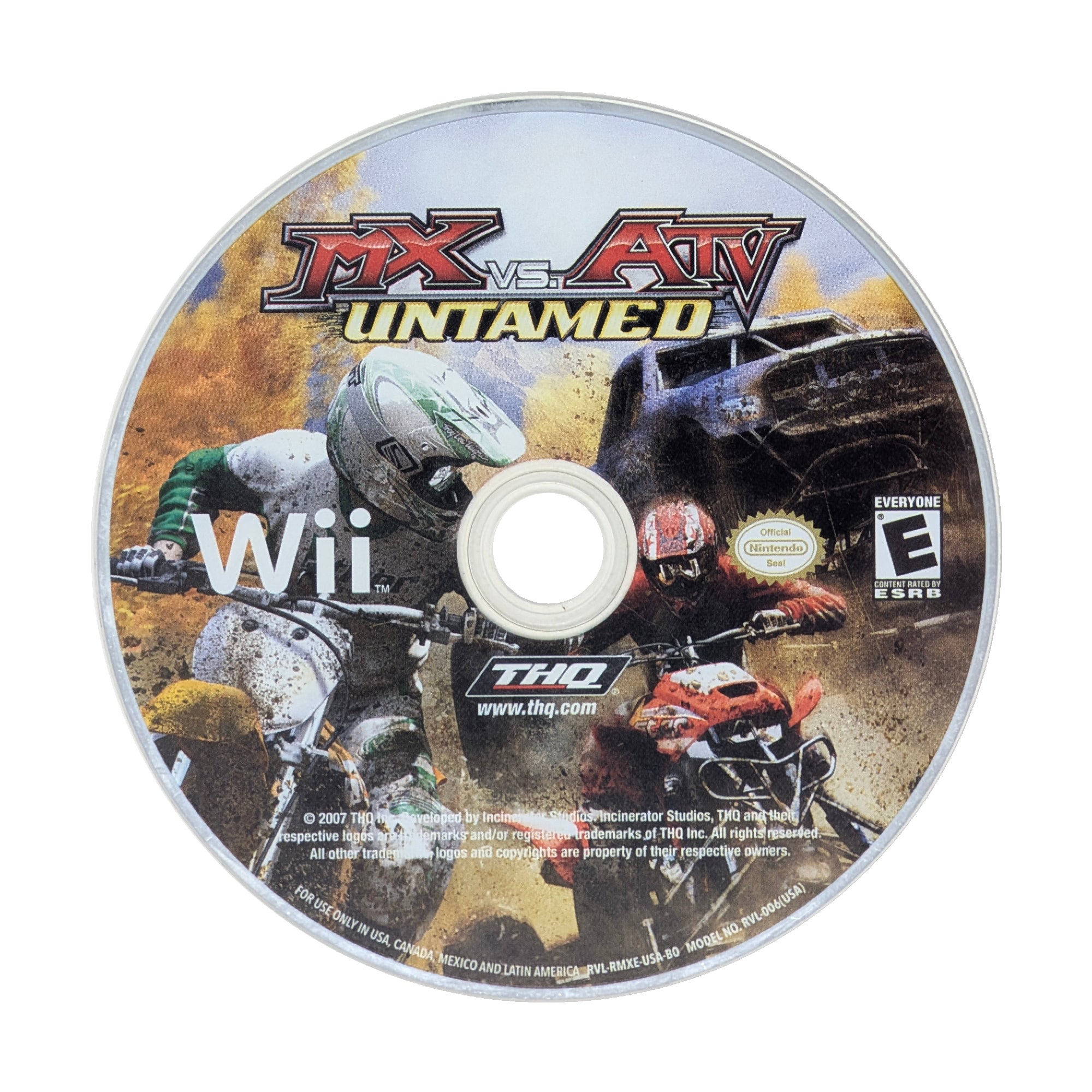 MX vs. ATV: Untamed Wii - Video Game - Used - CaveGamers - Image 3