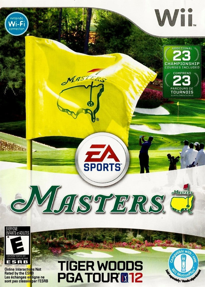 Tiger Woods PGA TOUR 12: The Masters Wii - Video Game - Used - CaveGamers