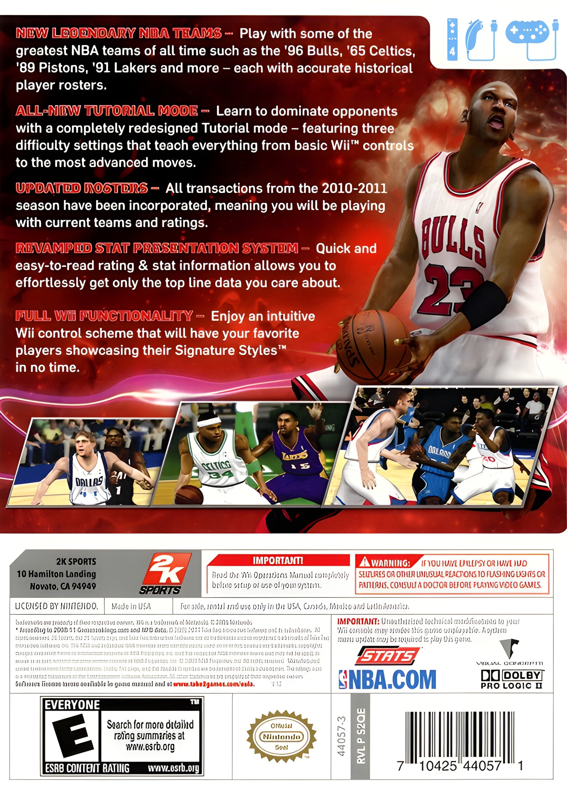 NBA 2K12 Wii - Video Game - Used - CaveGamers - Image 2