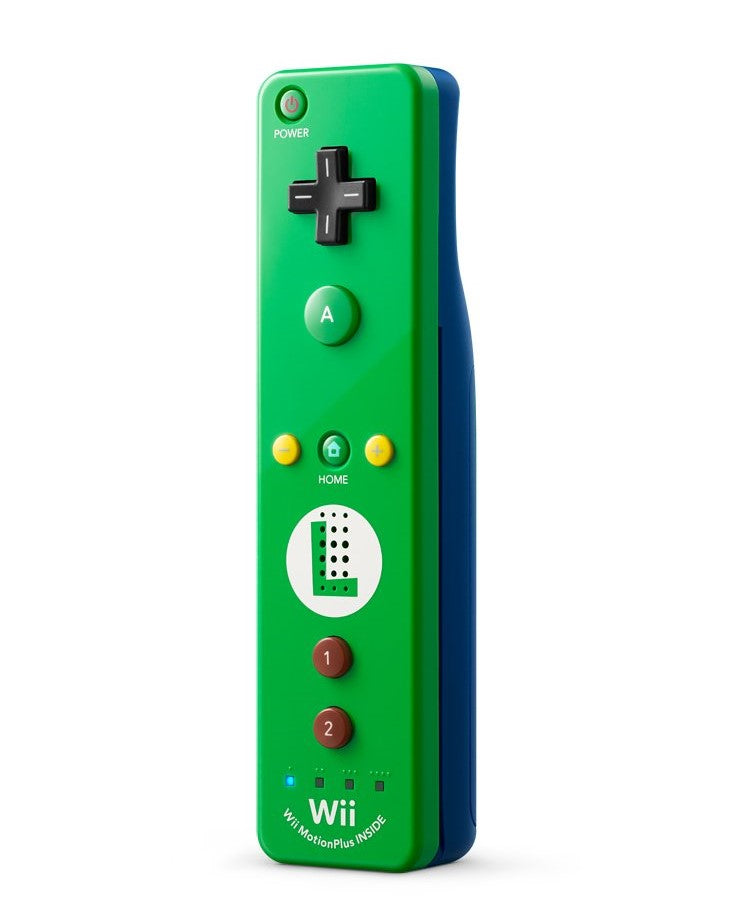 Wii Remote Controller - Luigi - Video Game Accessory - Used - CaveGamers