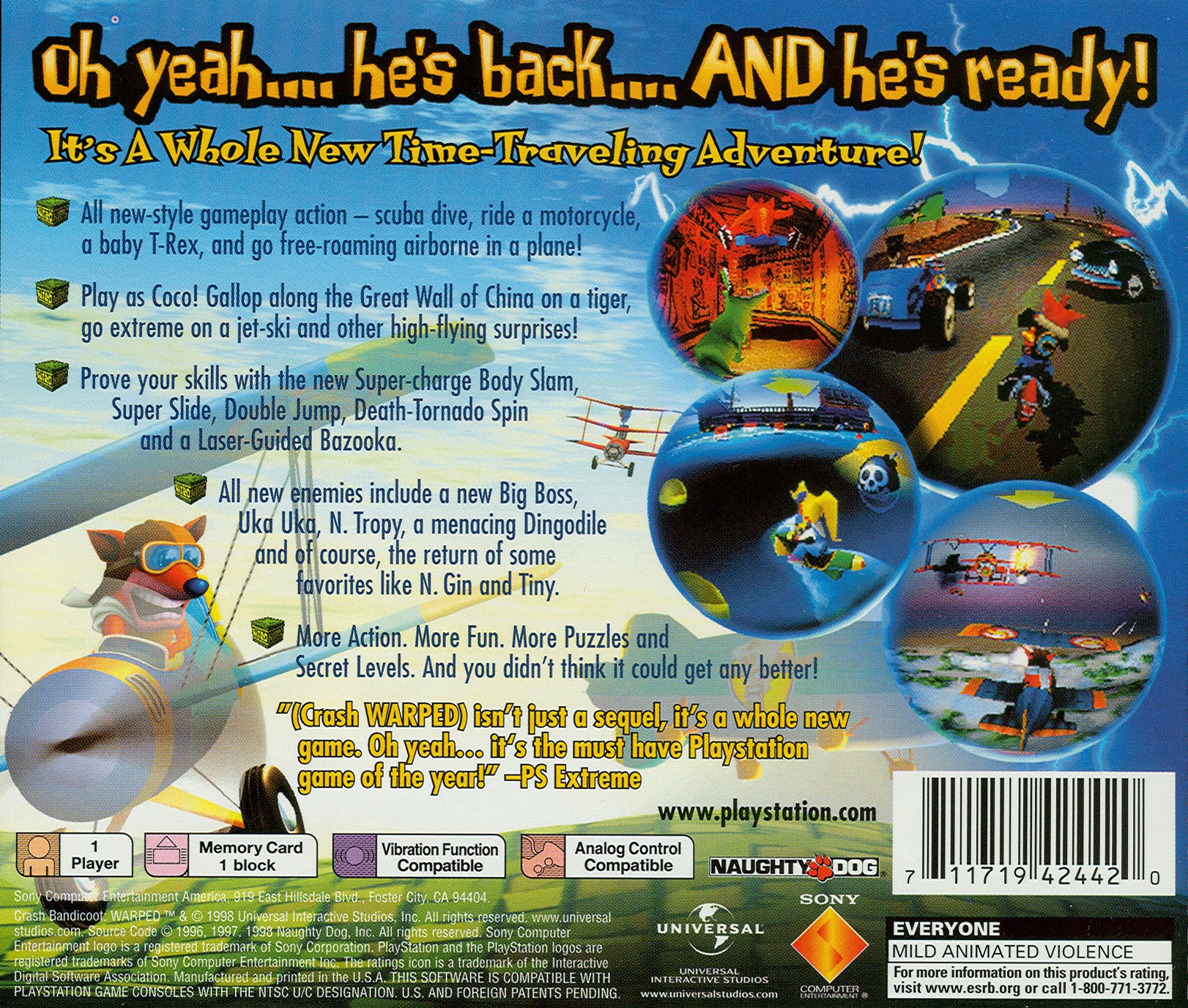 Crash Bandicoot 3: Warped