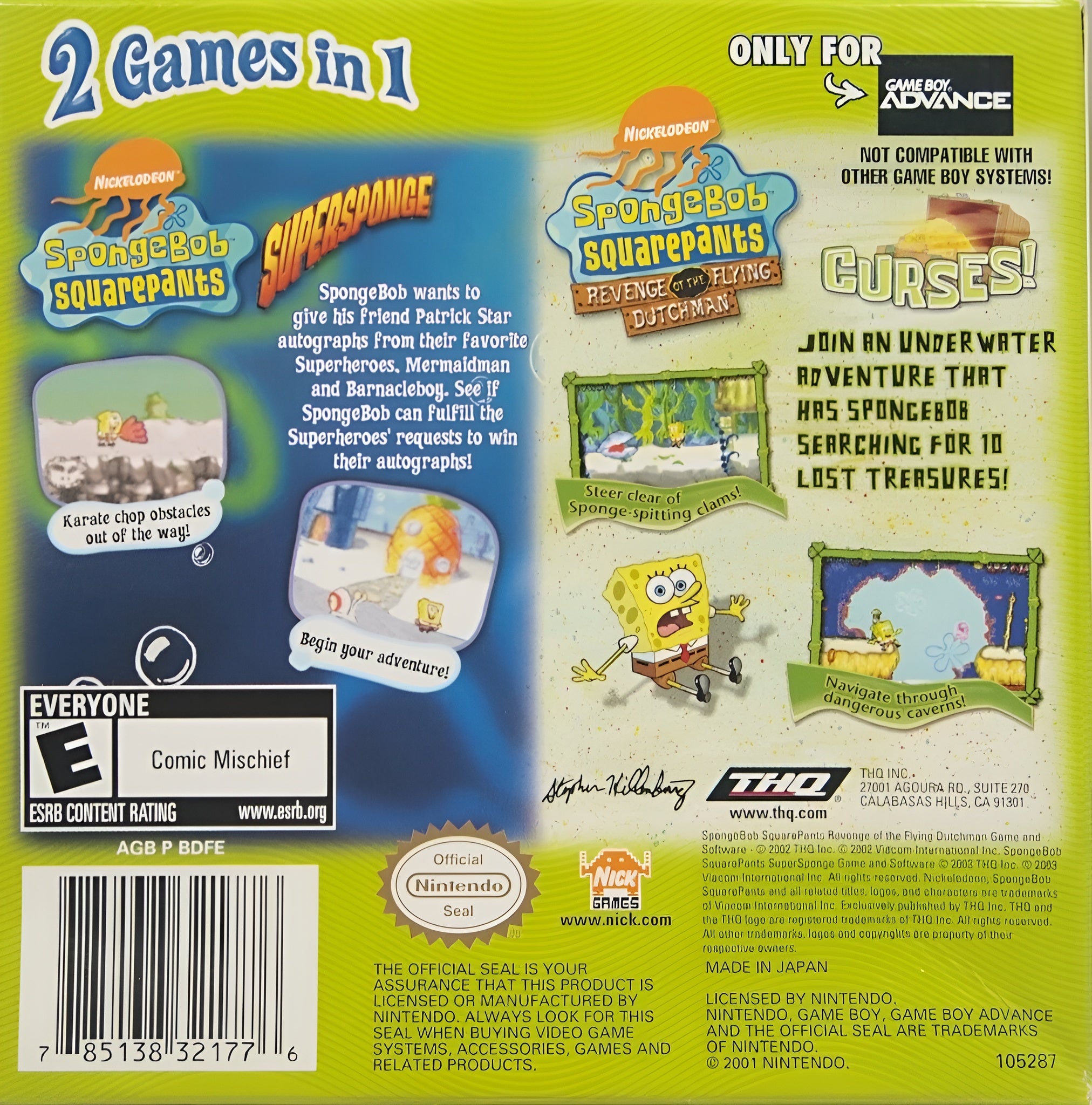 SpongeBob Squarepants SuperSponge & Revenge of the Flying Dutchman