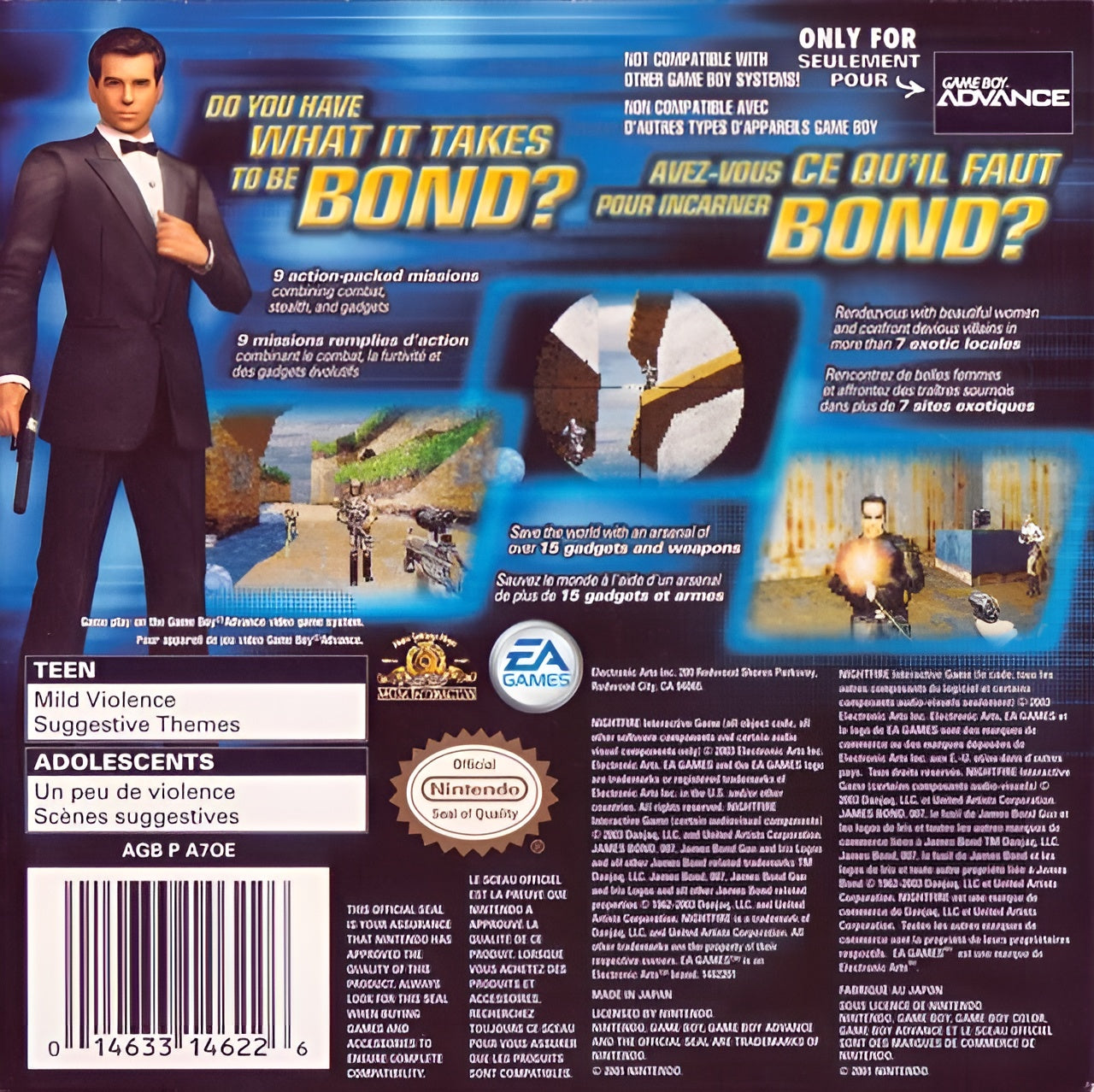 James Bond 007: NightFire Game Boy Advance - Video Game - Used - CaveGamers - Image 2
