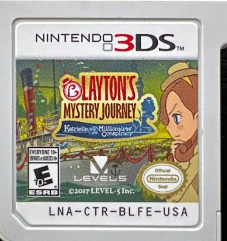Layton's Mystery Journey: Katrielle and the Millionaires' Conspiracy 3DS - Video Game - Used - CaveGamers - Image 2