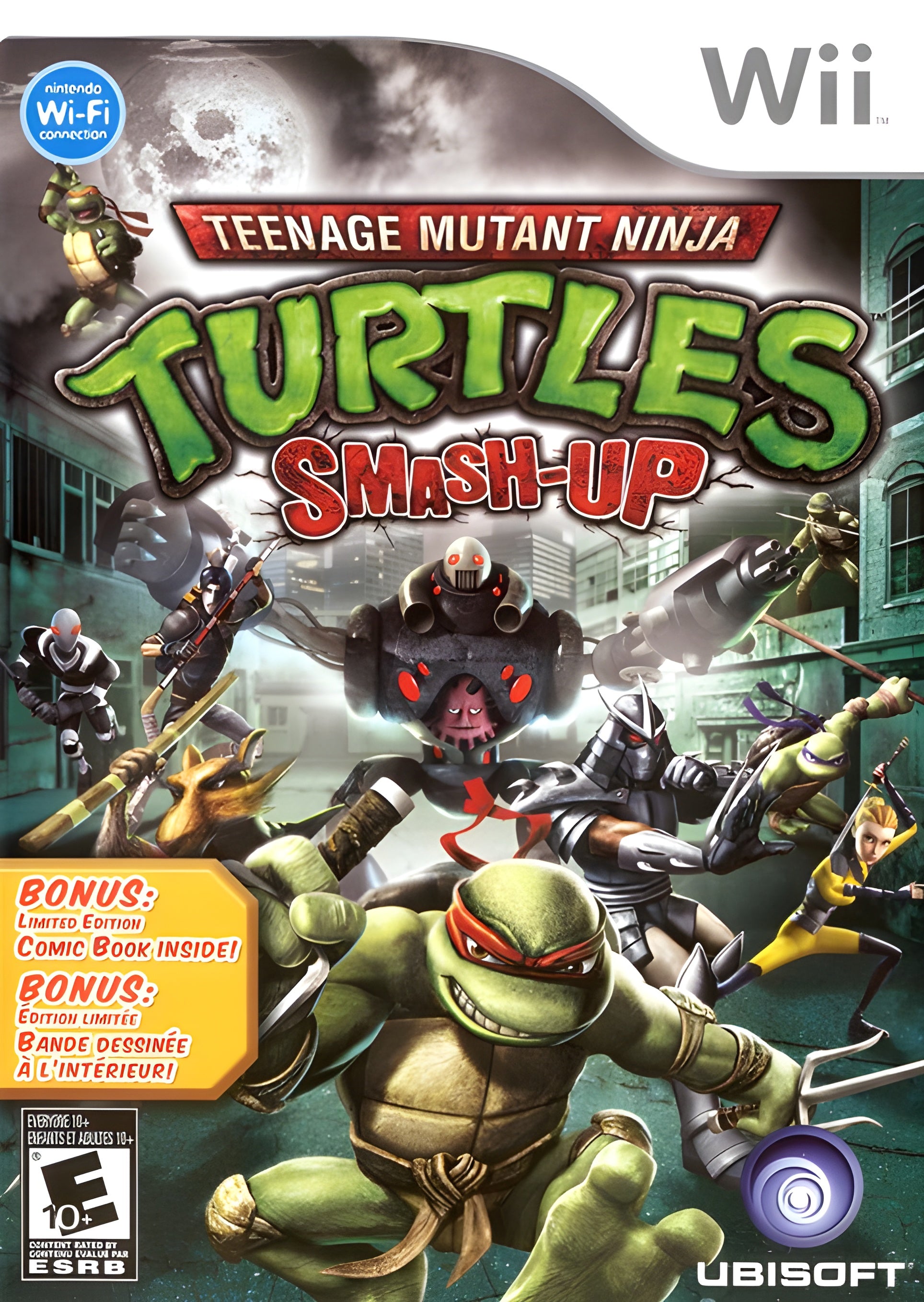 Teenage Mutant Ninja Turtles: Smash Up Wii - Video Game - Used - CaveGamers