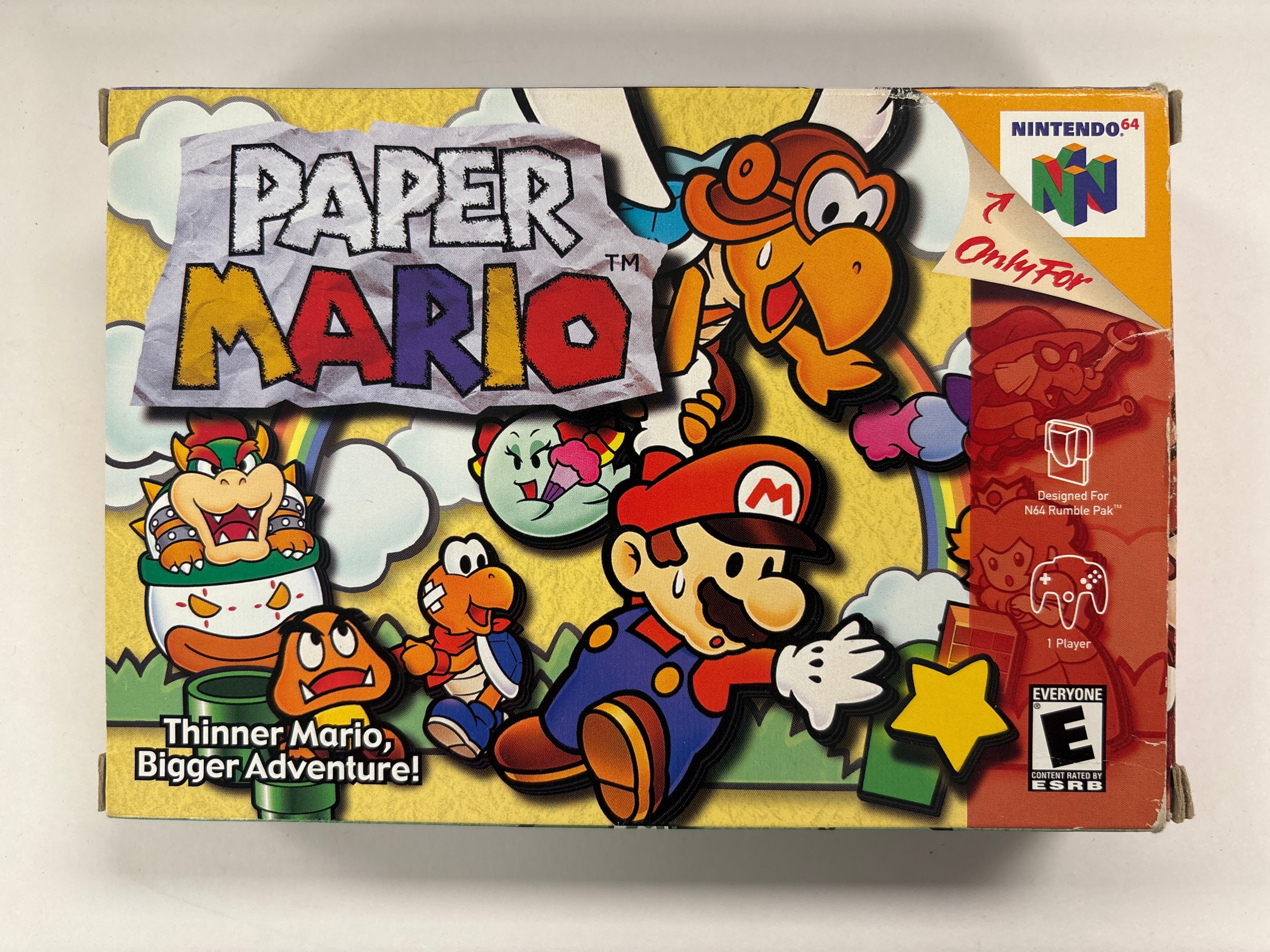 Paper Mario - Nintendo 64 N64 Box & Manuals Only No Game