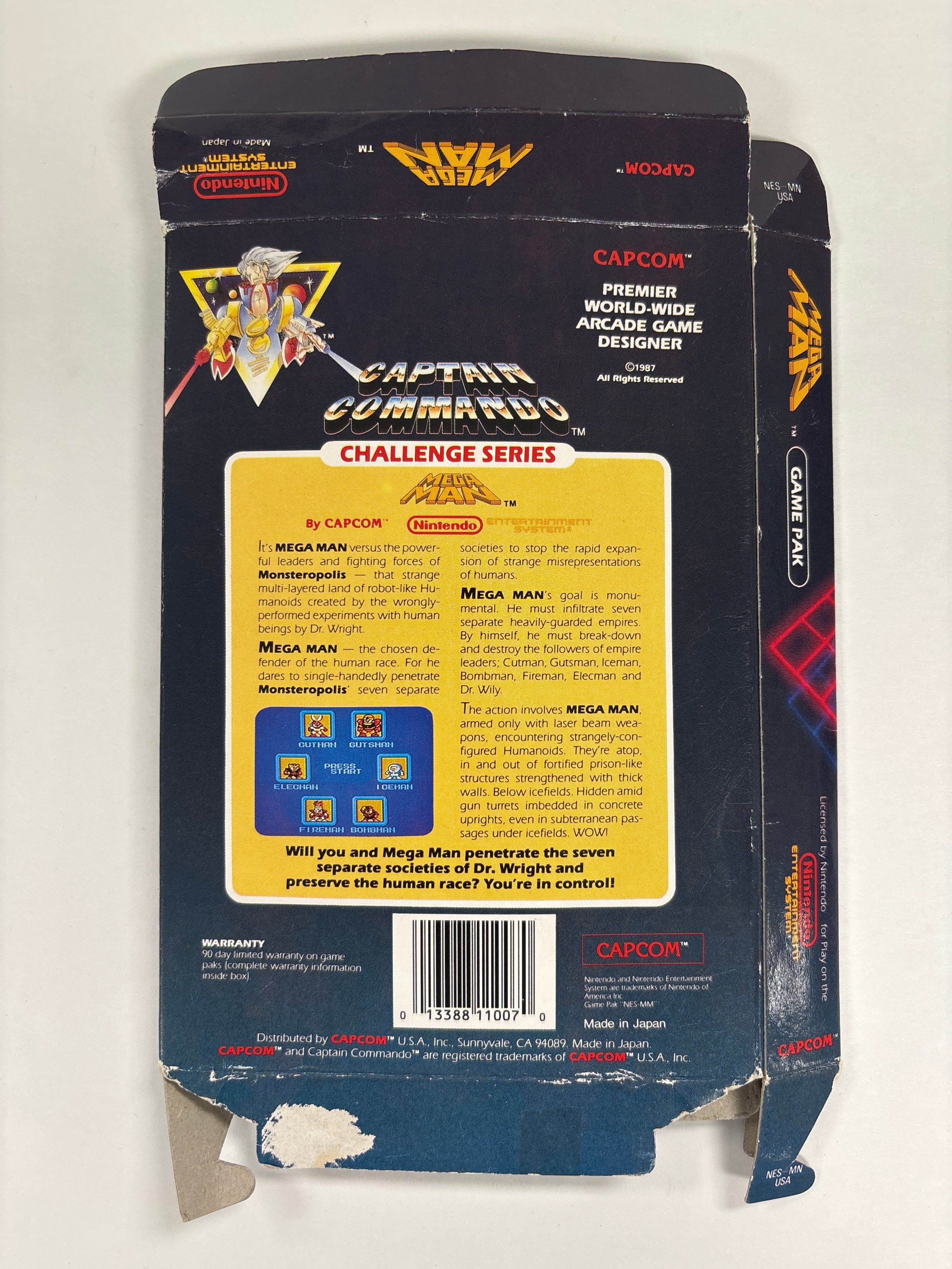 Mega Man 1 Original Nintendo NES Box Only No Manuals or Game