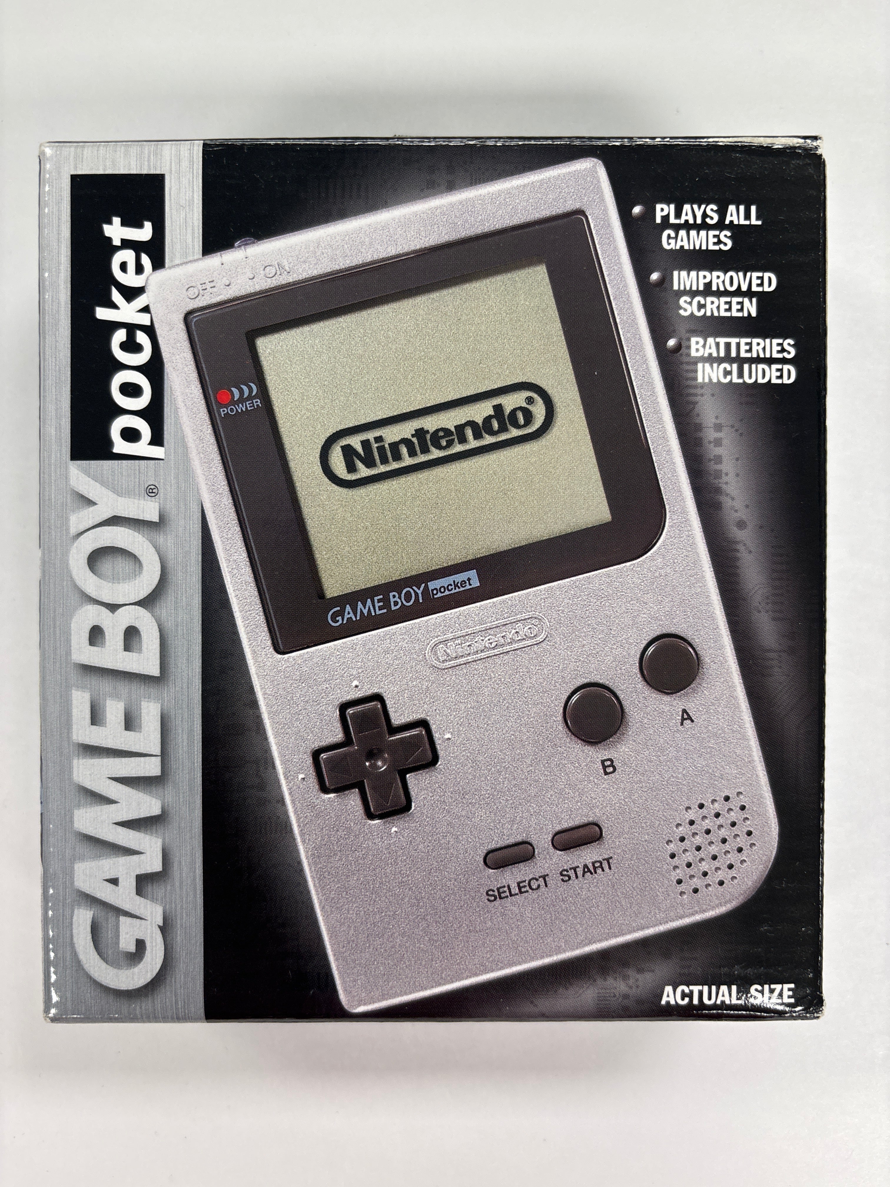 Nintendo Game Boy Pocket Silver Box Only No Handheld