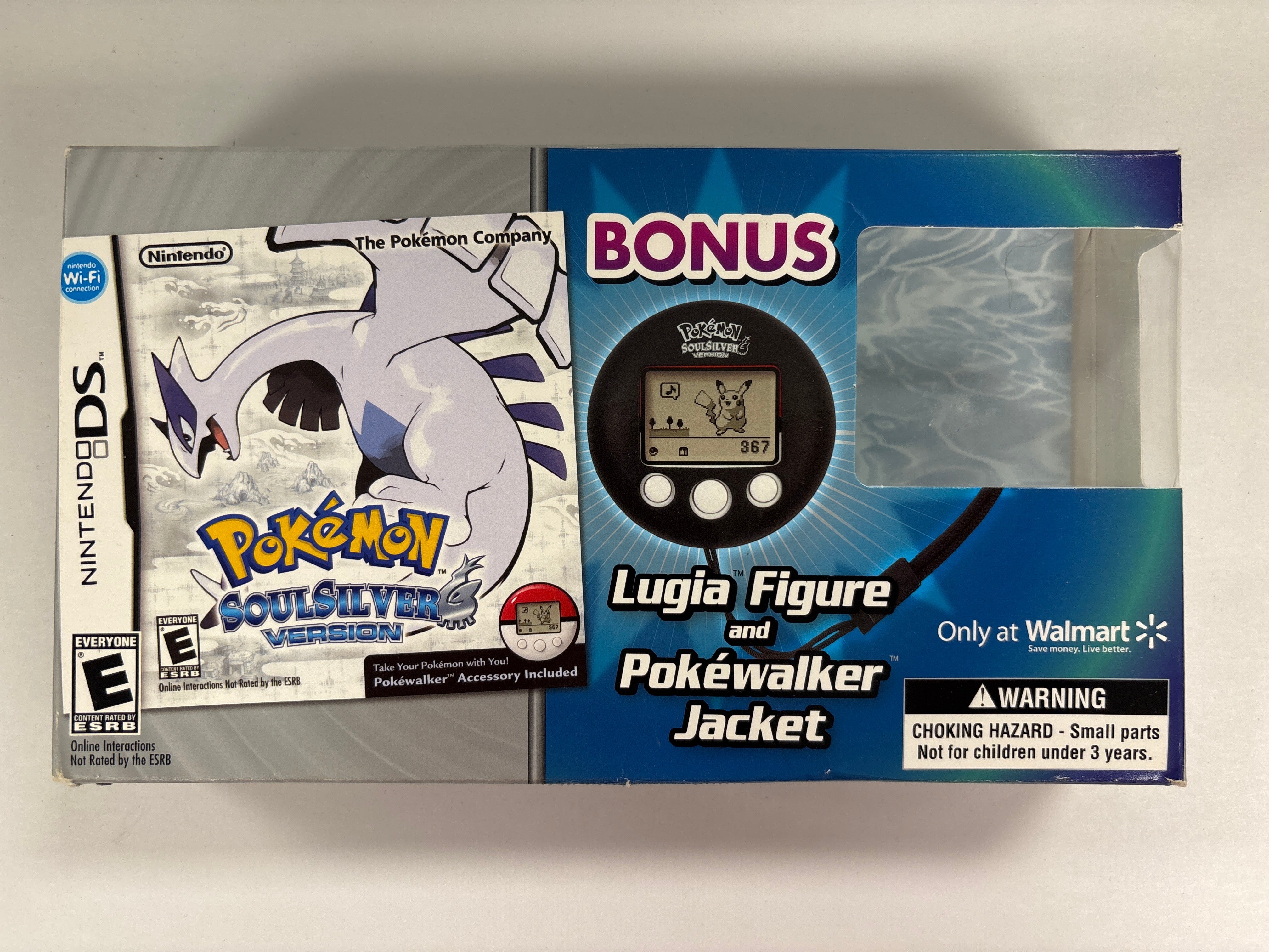 Pokemon SoulSilver Version Bonus Walmart Exclusive Outer Box Only No G