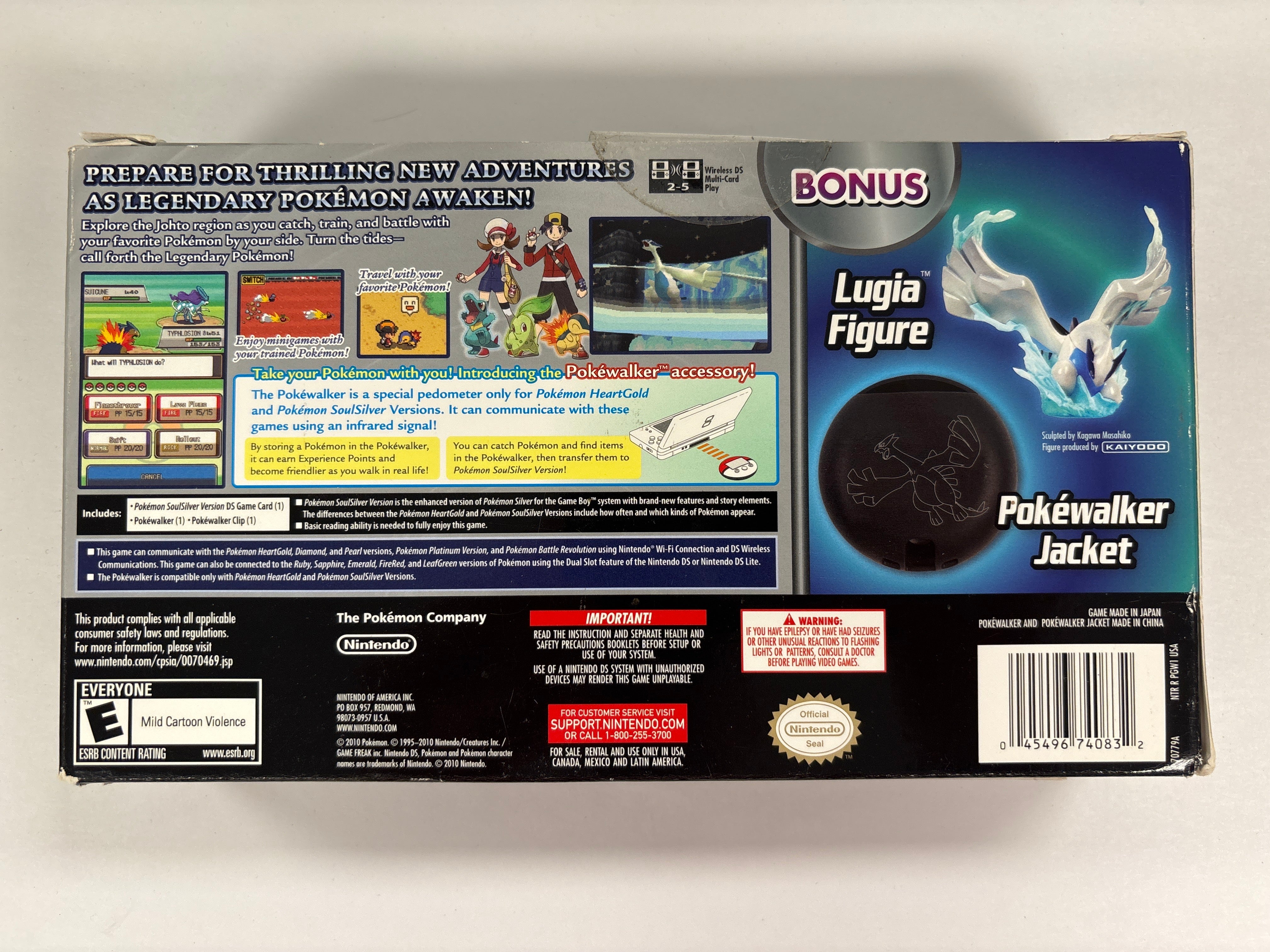 Pokemon SoulSilver Version Bonus Walmart Exclusive Outer Box Only No Game Or Figure