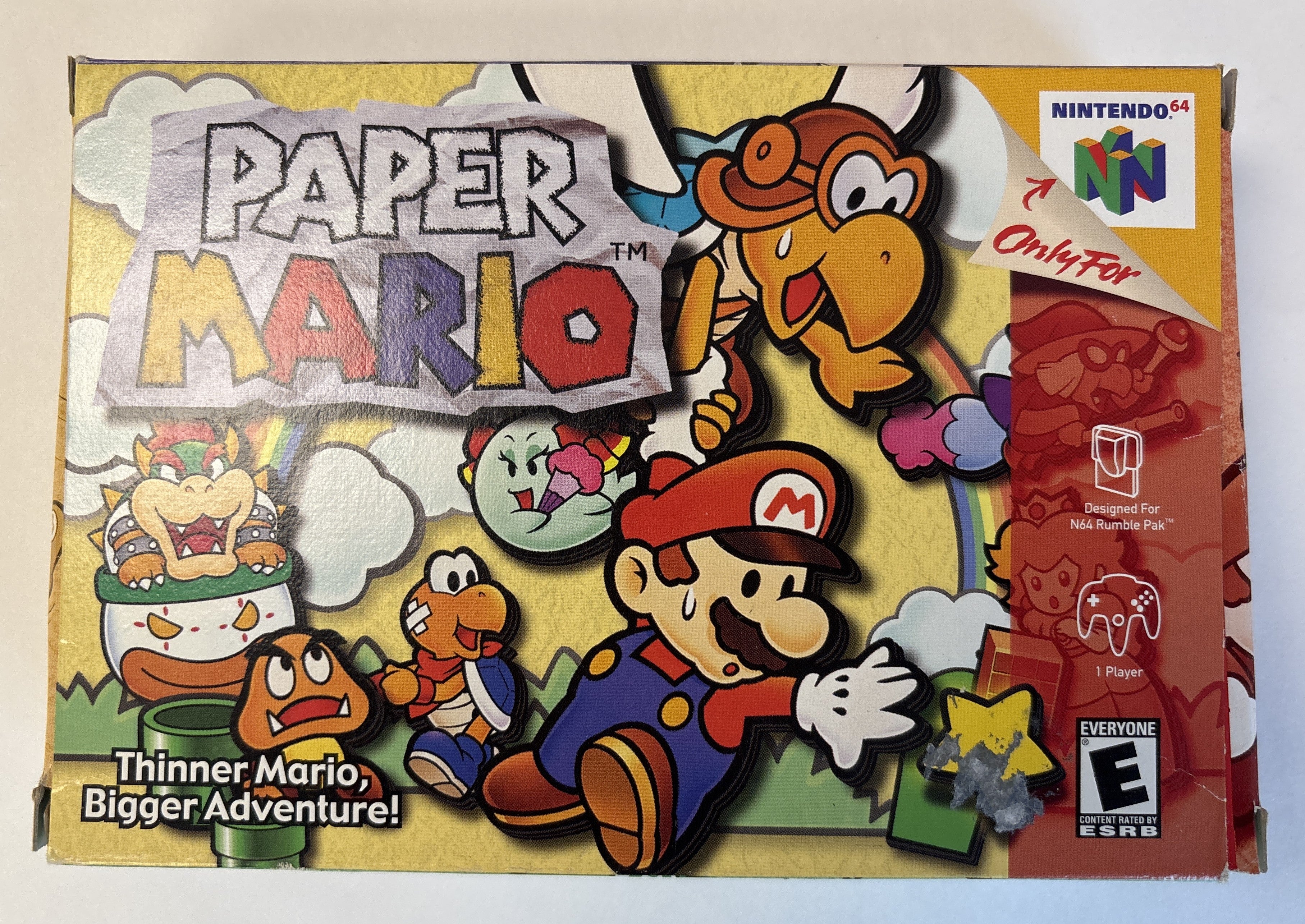 Paper Mario - Nintendo 64 N64 Box Only No Game Or Manual