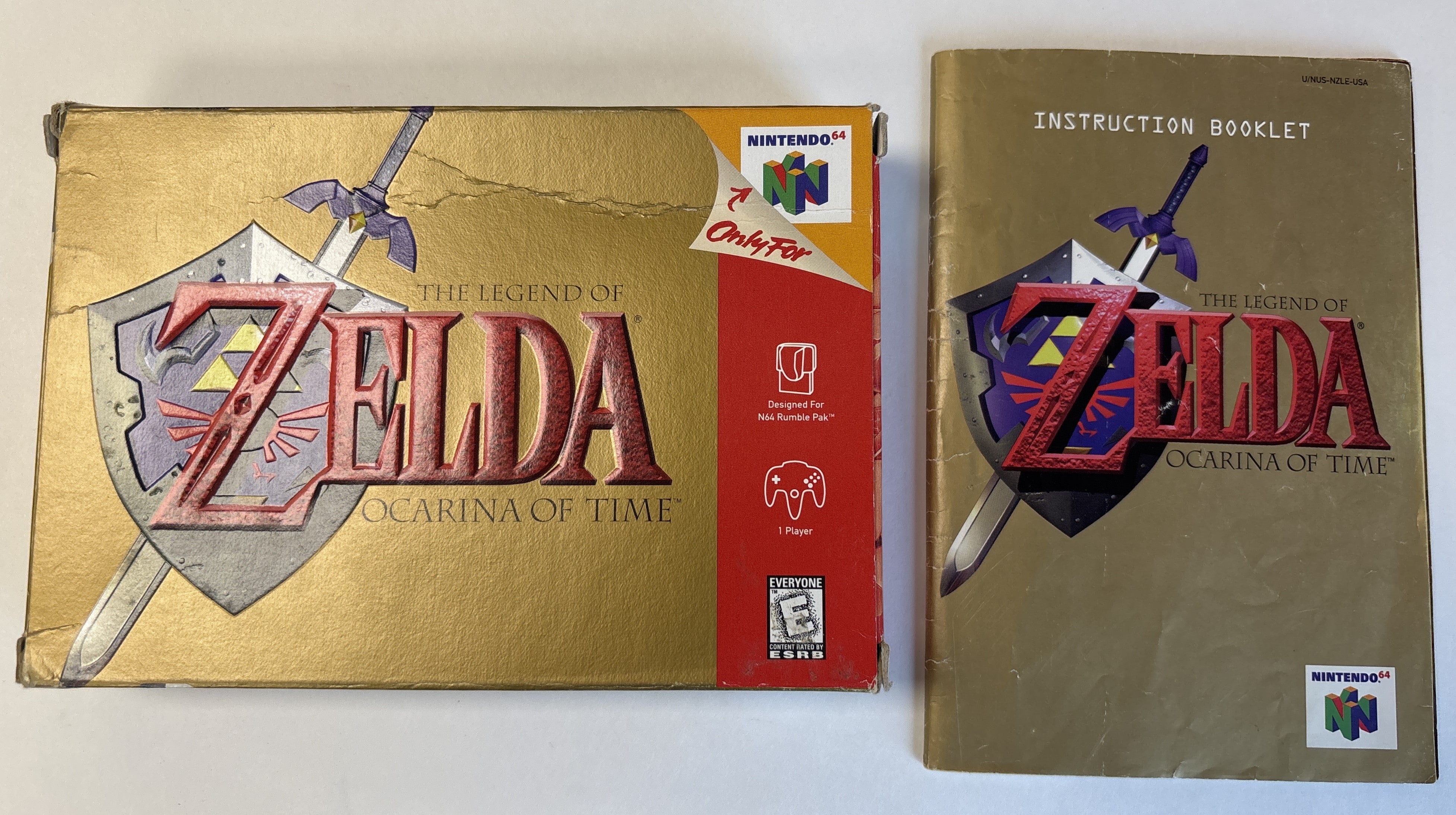 The Legend of Zelda: Ocarina of Time - Nintendo 64 Box & Manual Only No Game