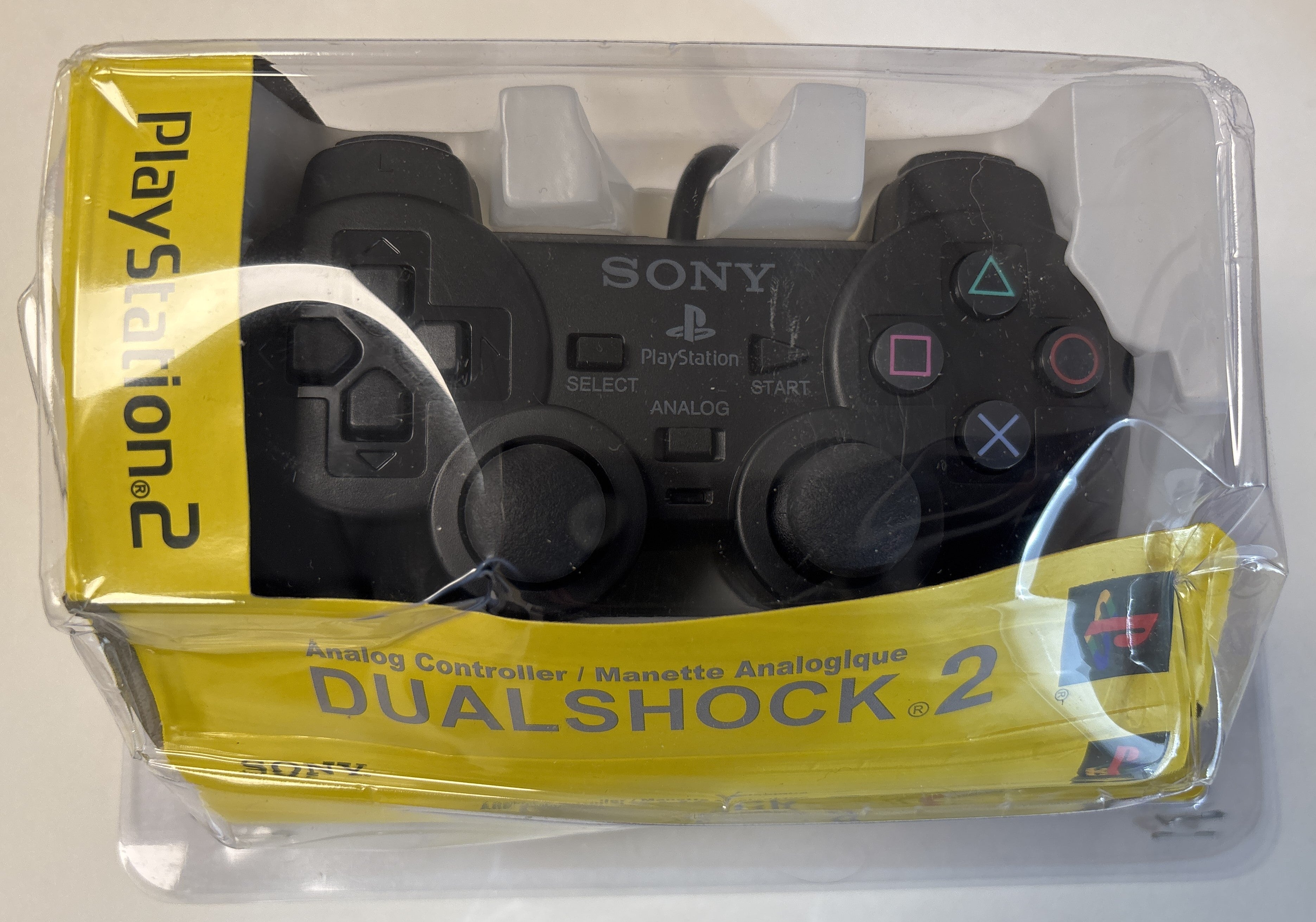 PlayStation 2 PS2 Dualshock 2 Controller Black Brand New & Factory Sealed!