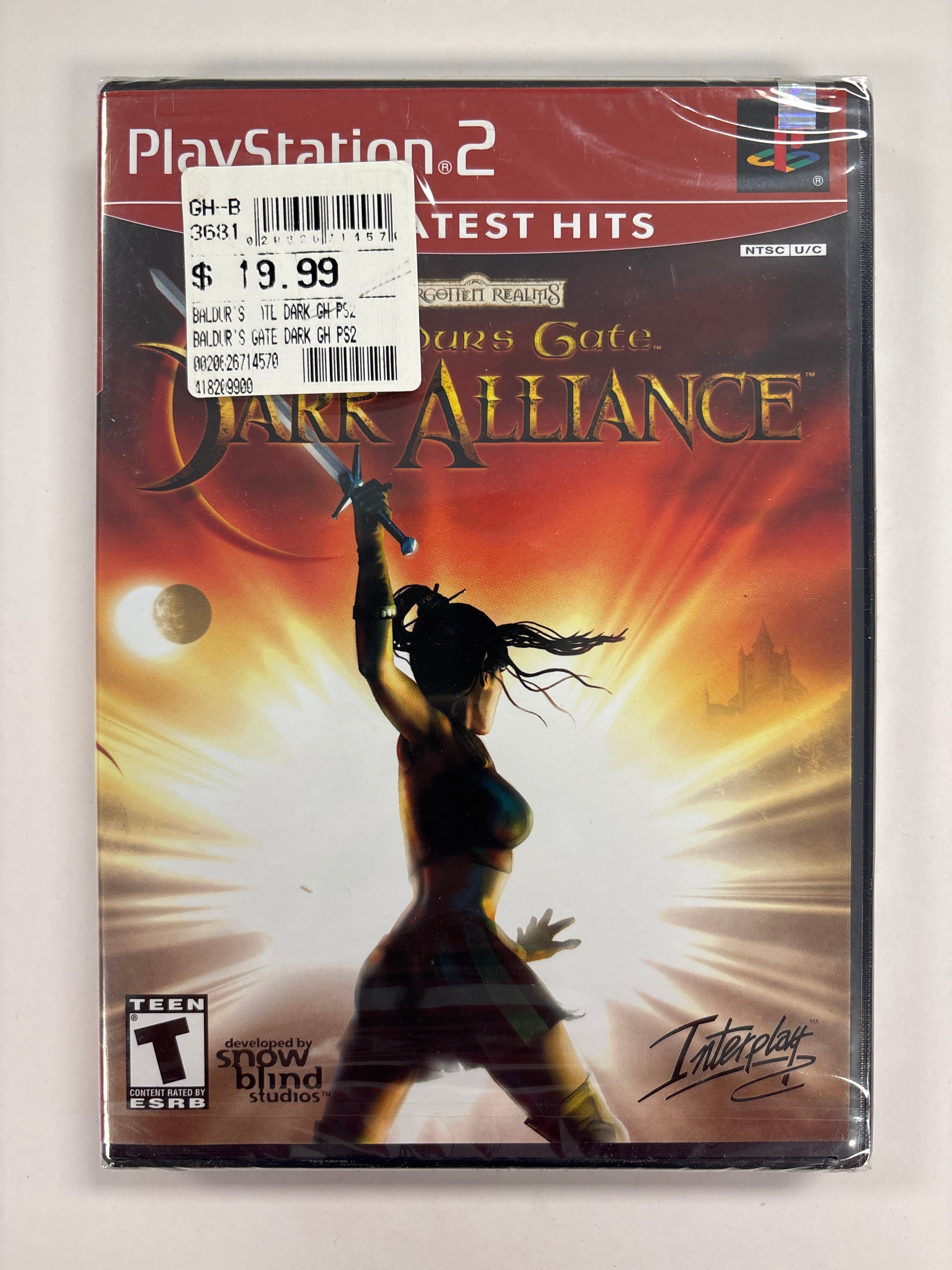 Baldur's Gate: Dark Alliance - PlayStation 2 Brand New & Factory Sealed