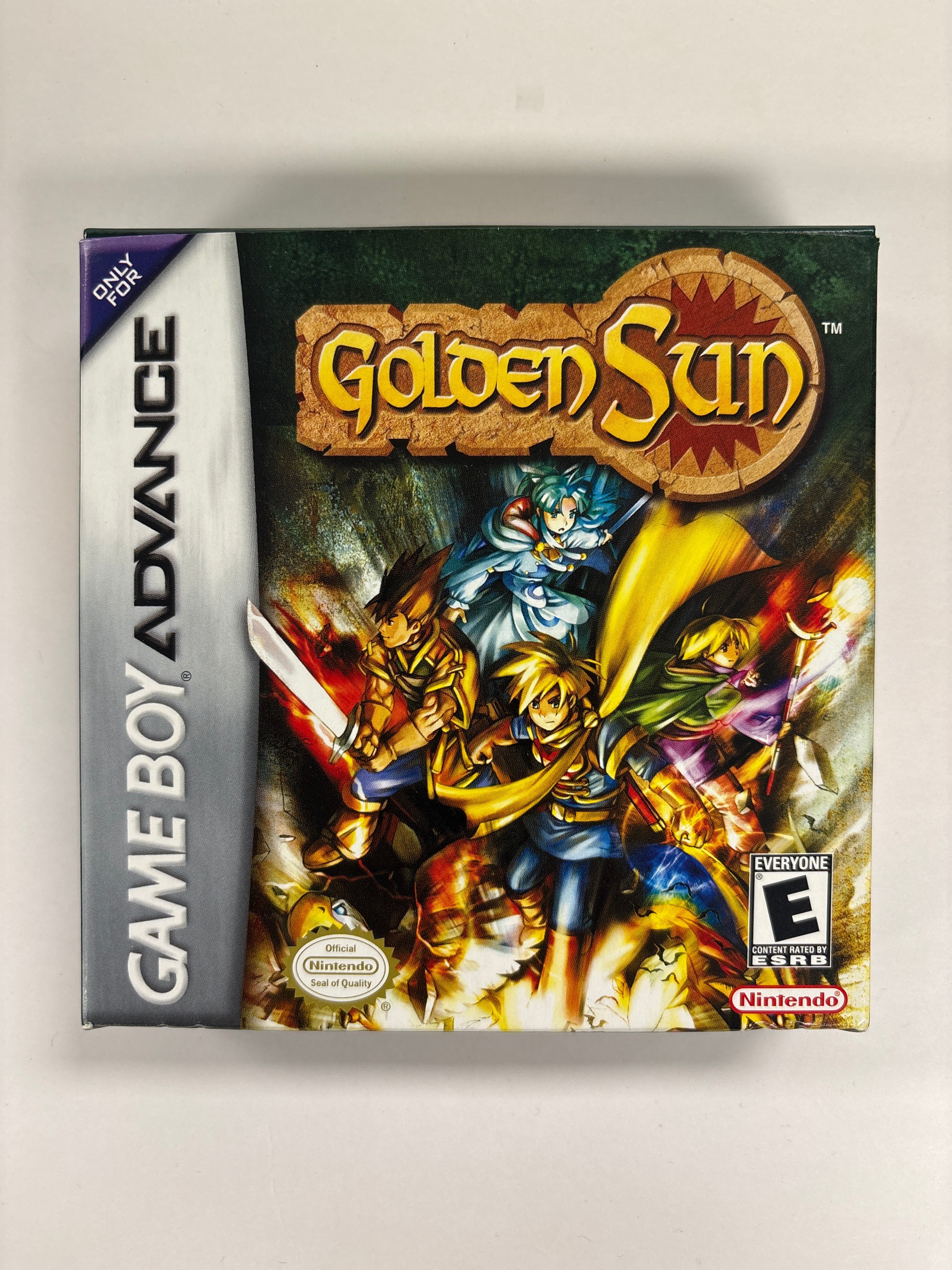 Golden Sun - Game Boy Advance Box & Manuals Only No Game