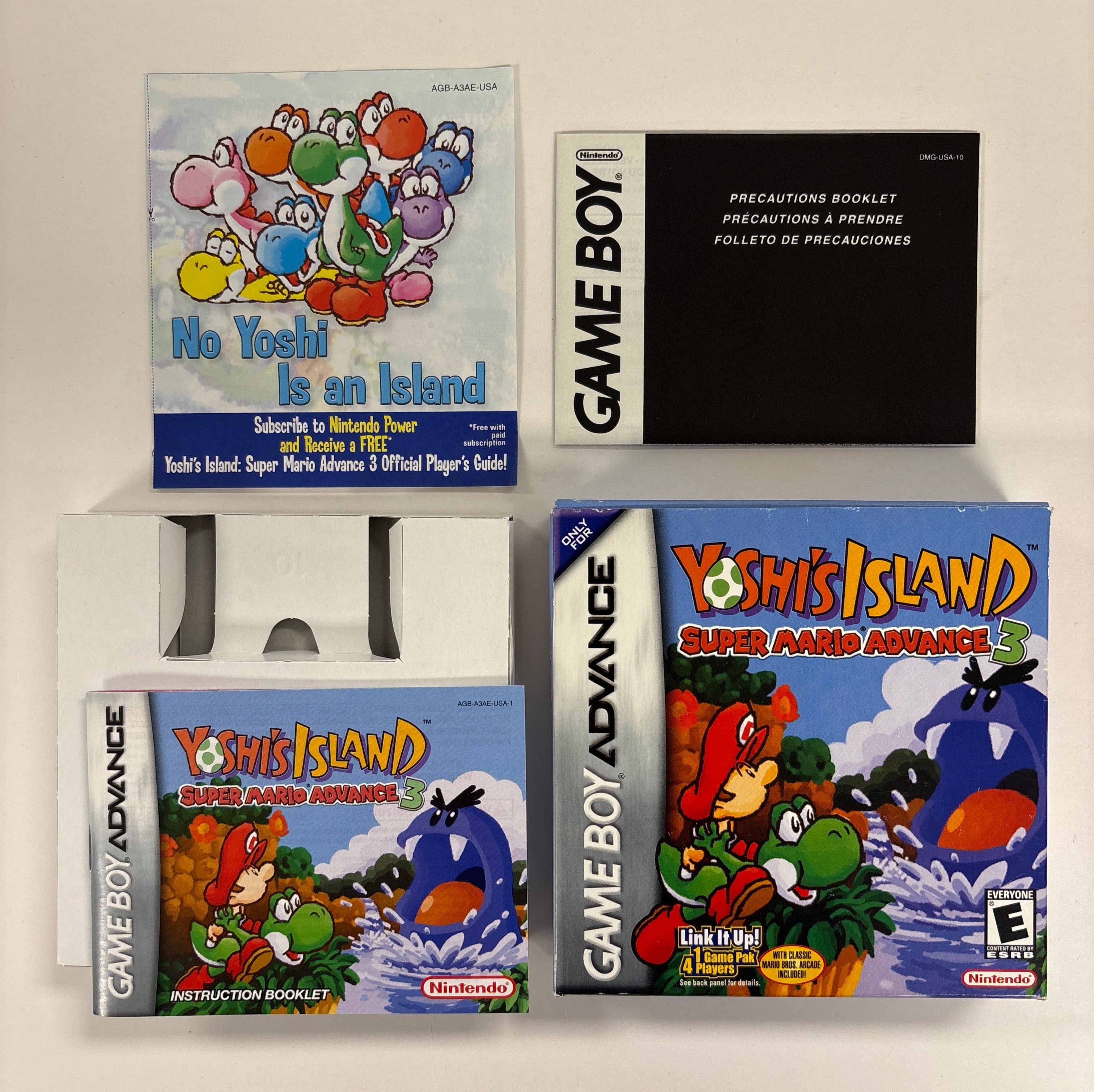 Yoshi's Island: Super Mario Advance 3 - Game Boy Advance Box & Manuals Only No Game