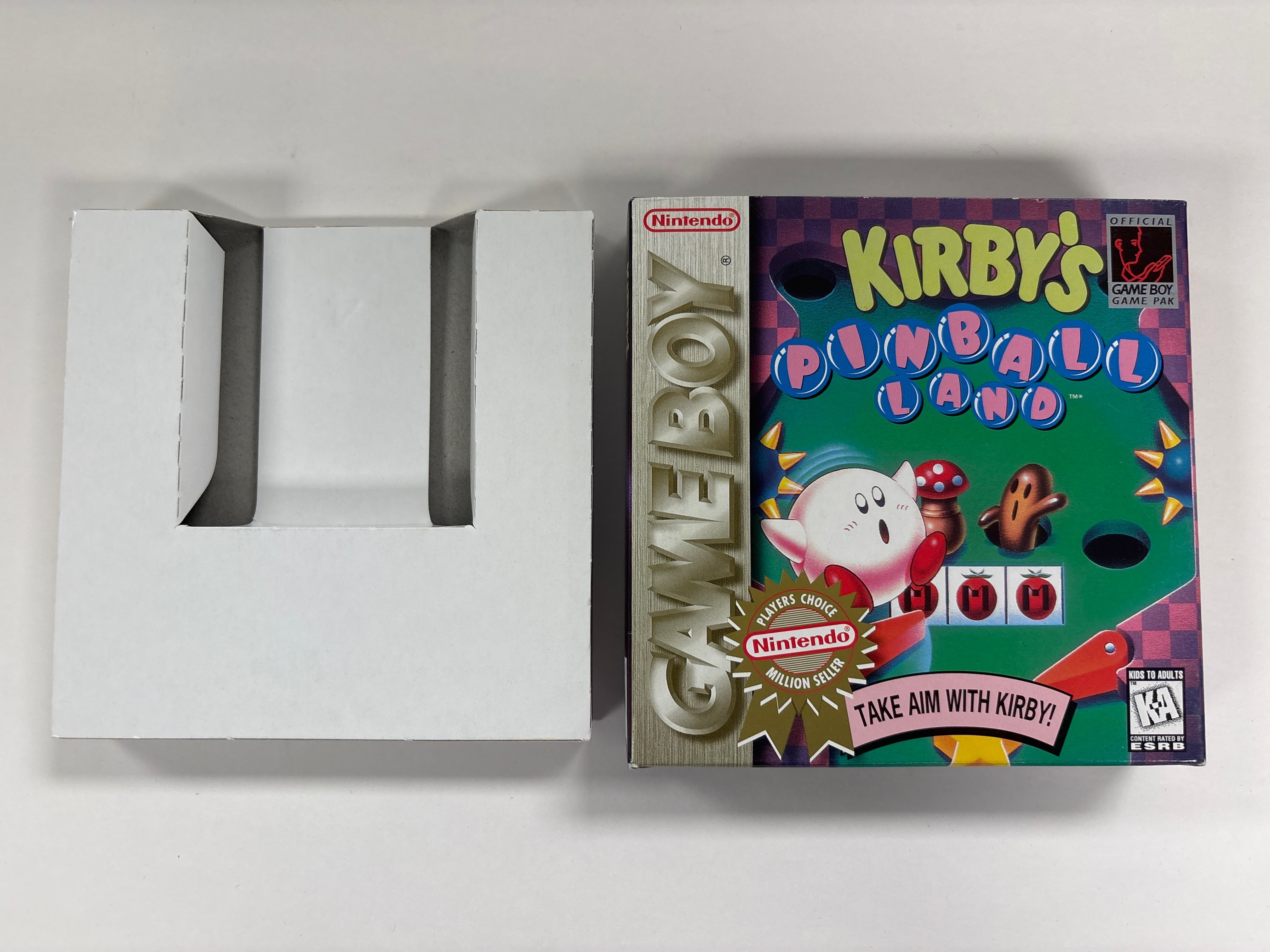 Kirby's Pinball Land - Game Boy Box & Cardboard Insert Only No Game or Manuals