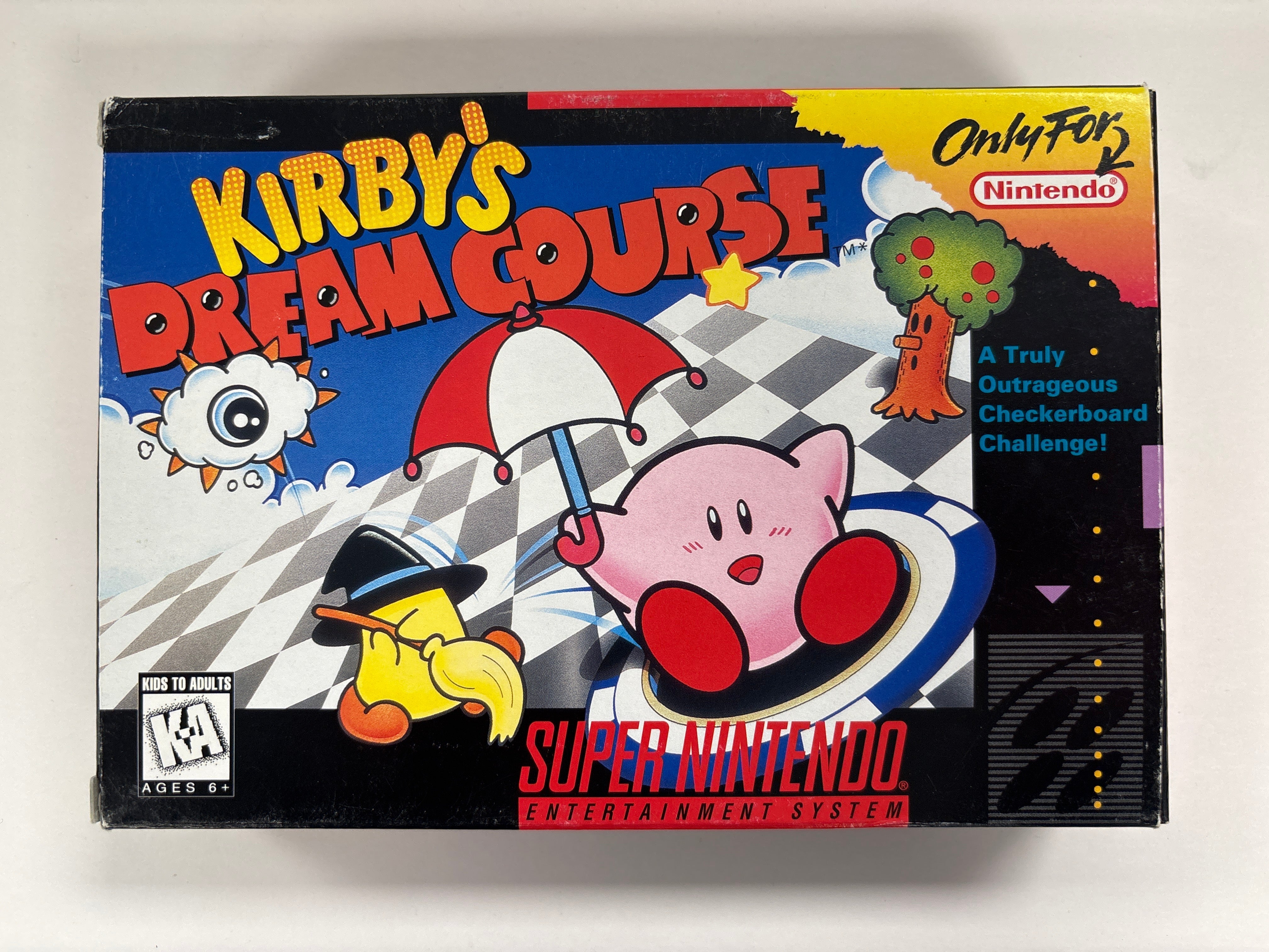 Kirby's Dream Course - Super Nintendo SNES Box & Manual Only No Game