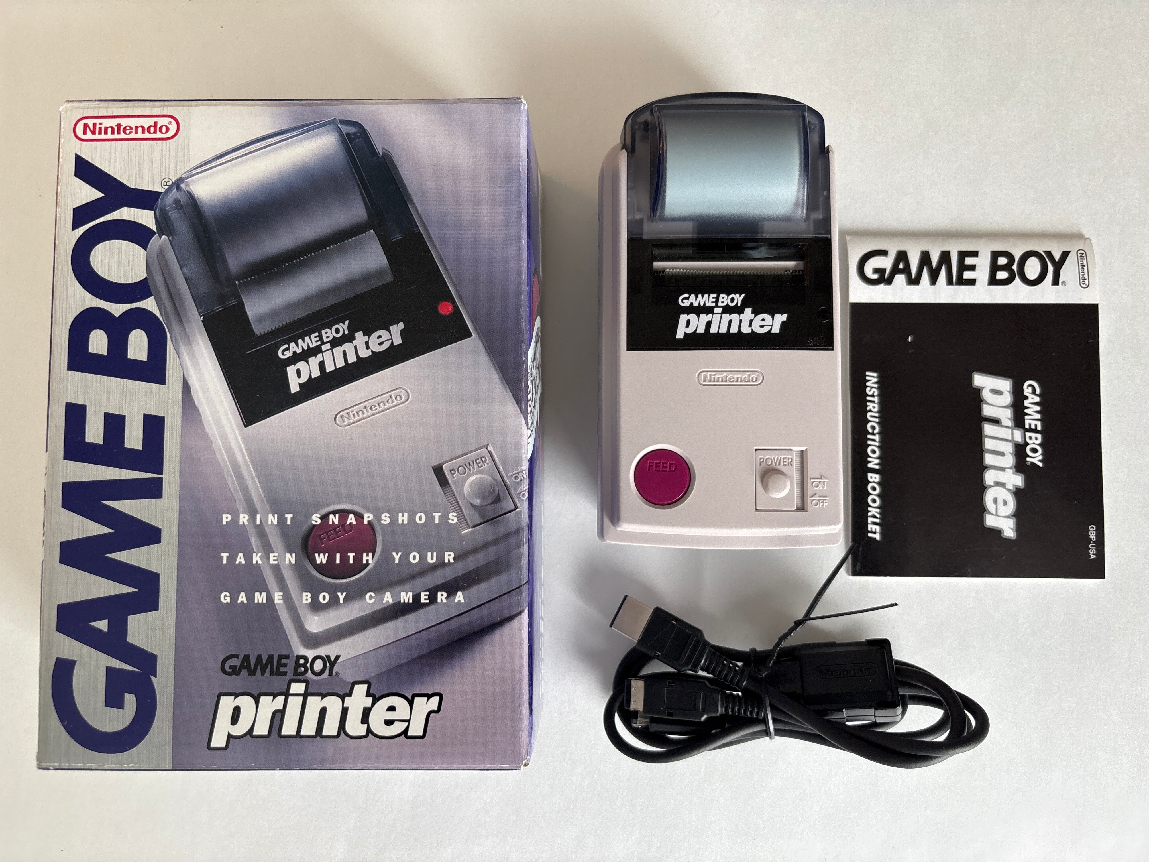 Nintendo Game Boy Printer Tested & Works Complete In Box!