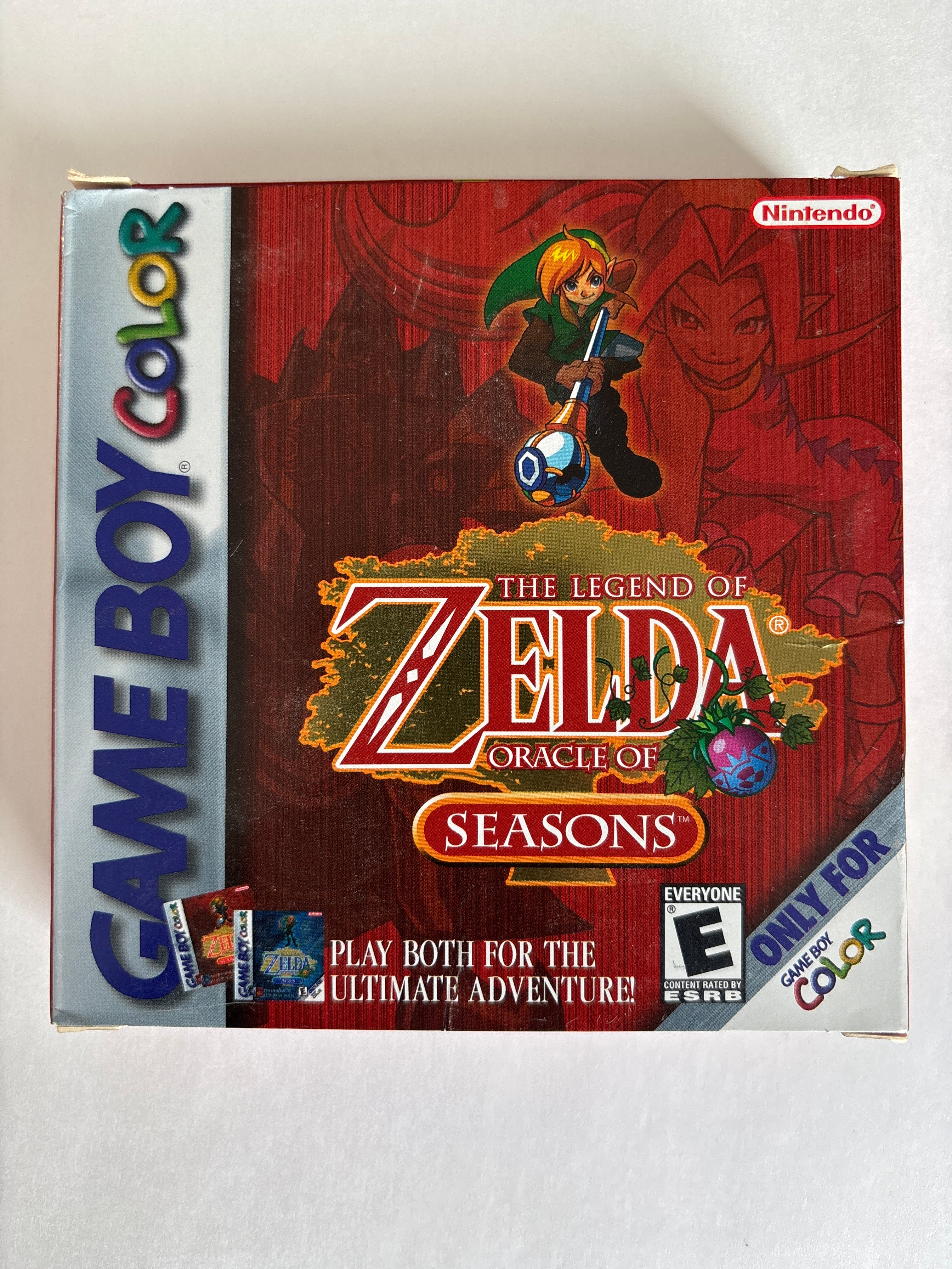 The Legend of Zelda: Oracle of Seasons - Nintendo Game Boy Color Box & Manuals Only No Game