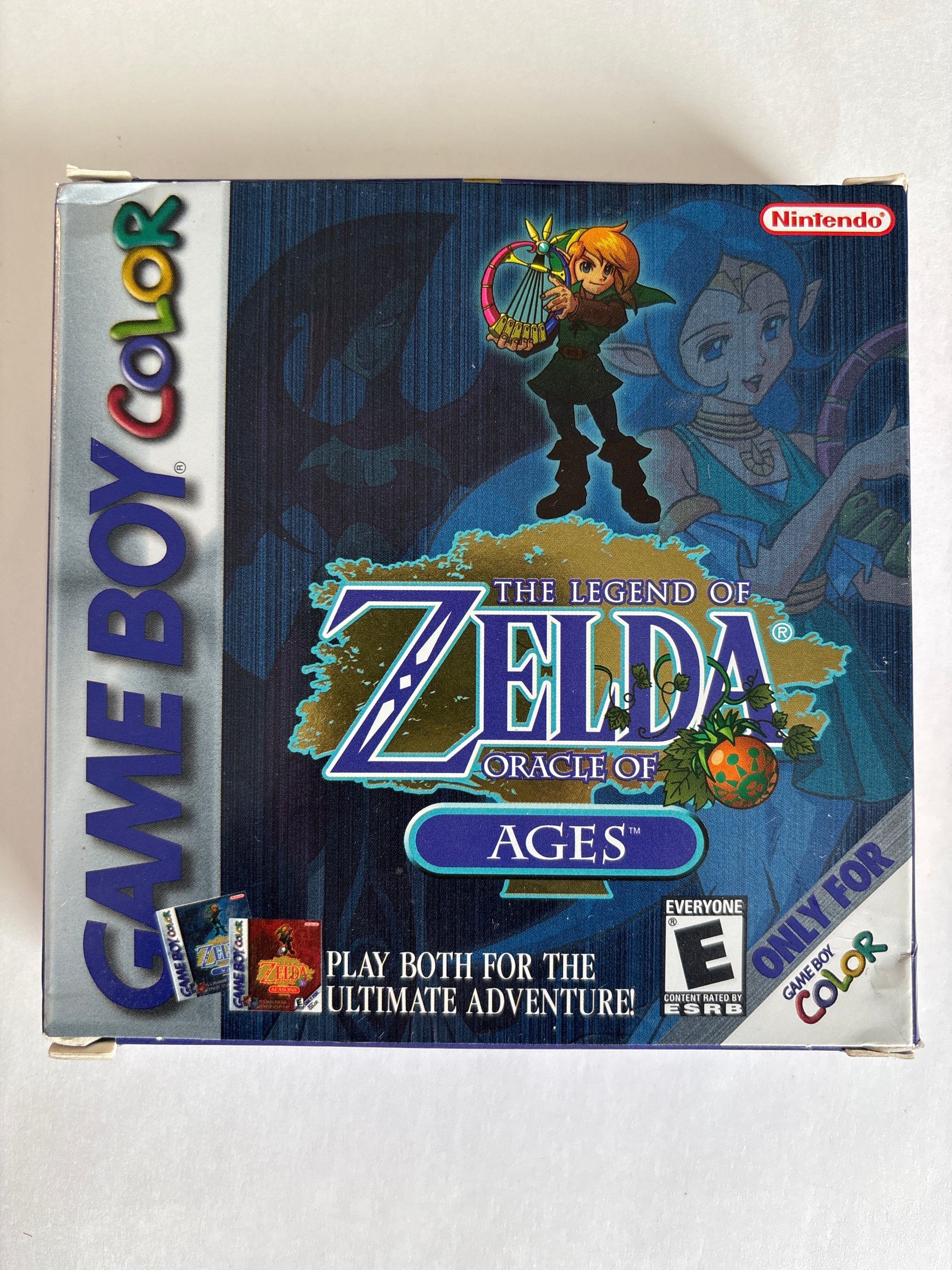 The Legend of Zelda: Oracle of Ages - Nintendo Game Boy Color Box & Manuals Only No Game