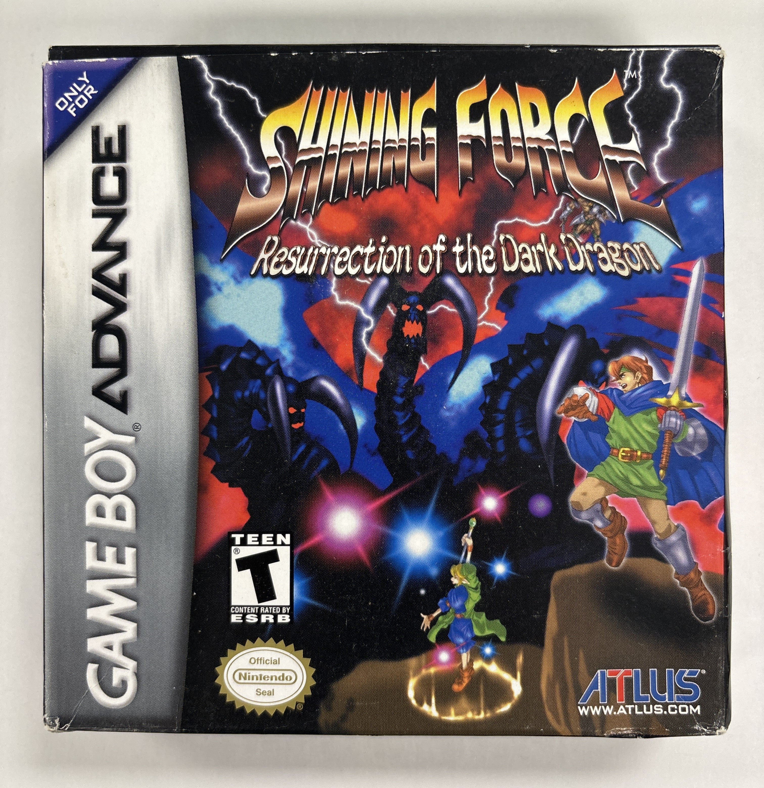 Shining Force: Resurrection of the Dark Dragon - Nintendo Game Boy Advance Box & Manuals Only NO GAME
