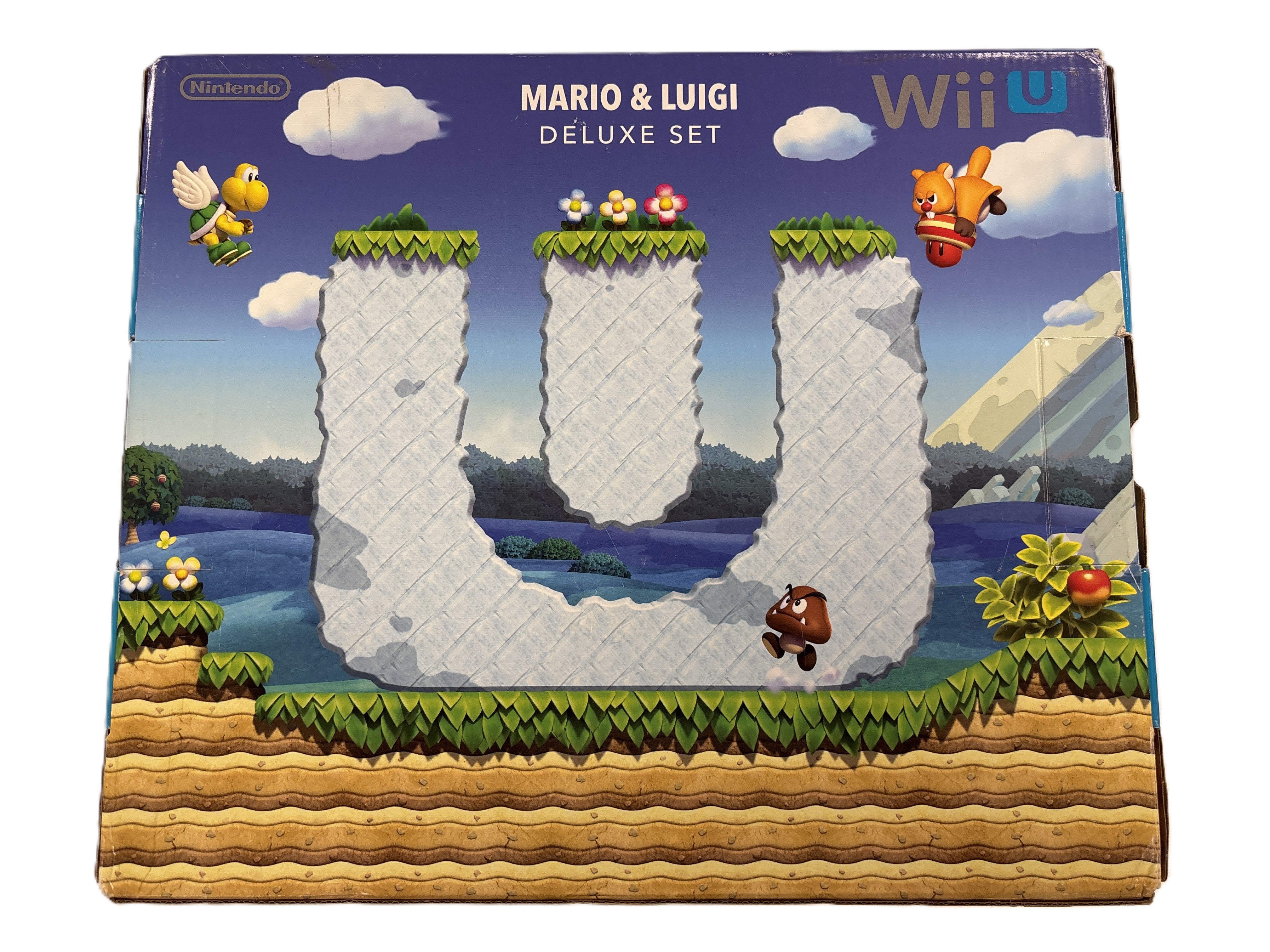 Mario & Luigi Deluxe Set - Wii U Box & Inserts Only No Console