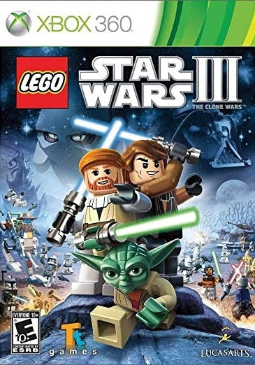 Lego Star Wars III: The Clone Wars Xbox 360 - Video Game - Used - CaveGamers