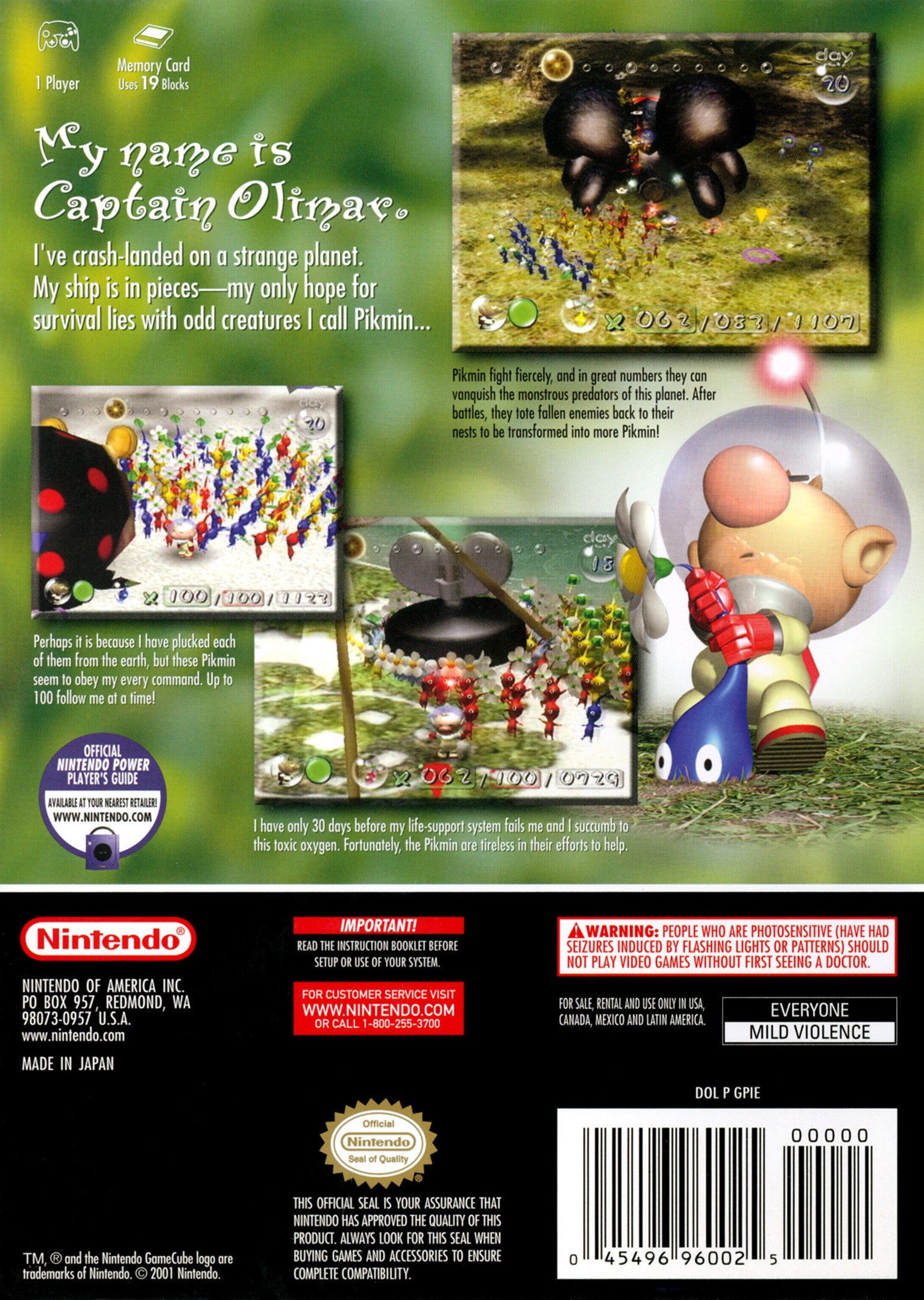Pikmin GameCube - Video Game - Used - CaveGamers - Image 2