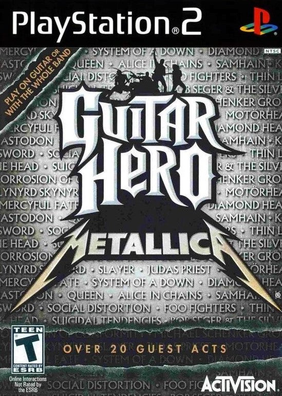 Guitar Hero Metallica PS2 - Video Game - Used - CaveGamers
