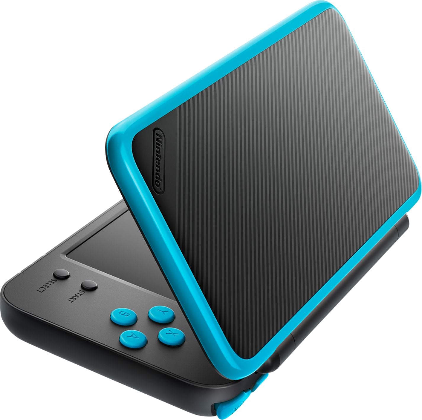 New Nintendo 2DS XL - Turquoise/Black 3DS - Video Game System - Used - CaveGamers - Image 2