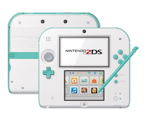 Nintendo 2DS - Sea Green 3DS - Video Game System - Used - CaveGamers