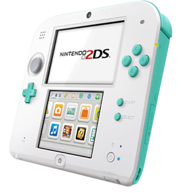 Nintendo 2DS - Sea Green 3DS - Video Game System - Used - CaveGamers - Image 2