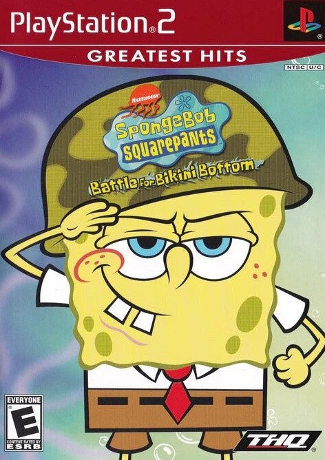 SpongeBob SquarePants: The Battle for Bikini Bottom PS2 - Video Game - Used - CaveGamers