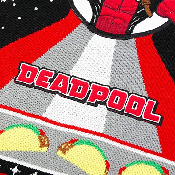 Marvel Deadpool Unicorn Jumper / Ugly Christmas Sweater - 2XS