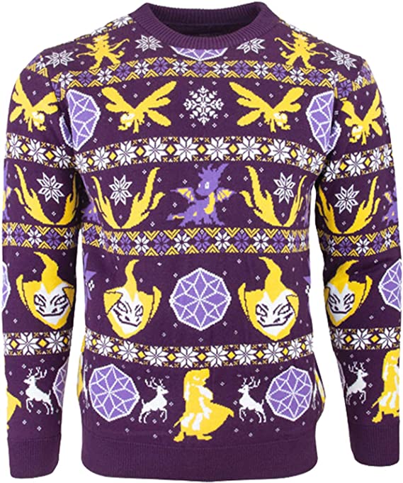 Spyro The Dragon Fairisle Jumper / Ugly Christmas Sweater - XS