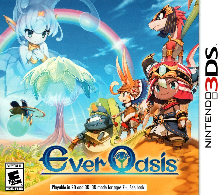 Ever Oasis 3DS - Video Game - Used - CaveGamers