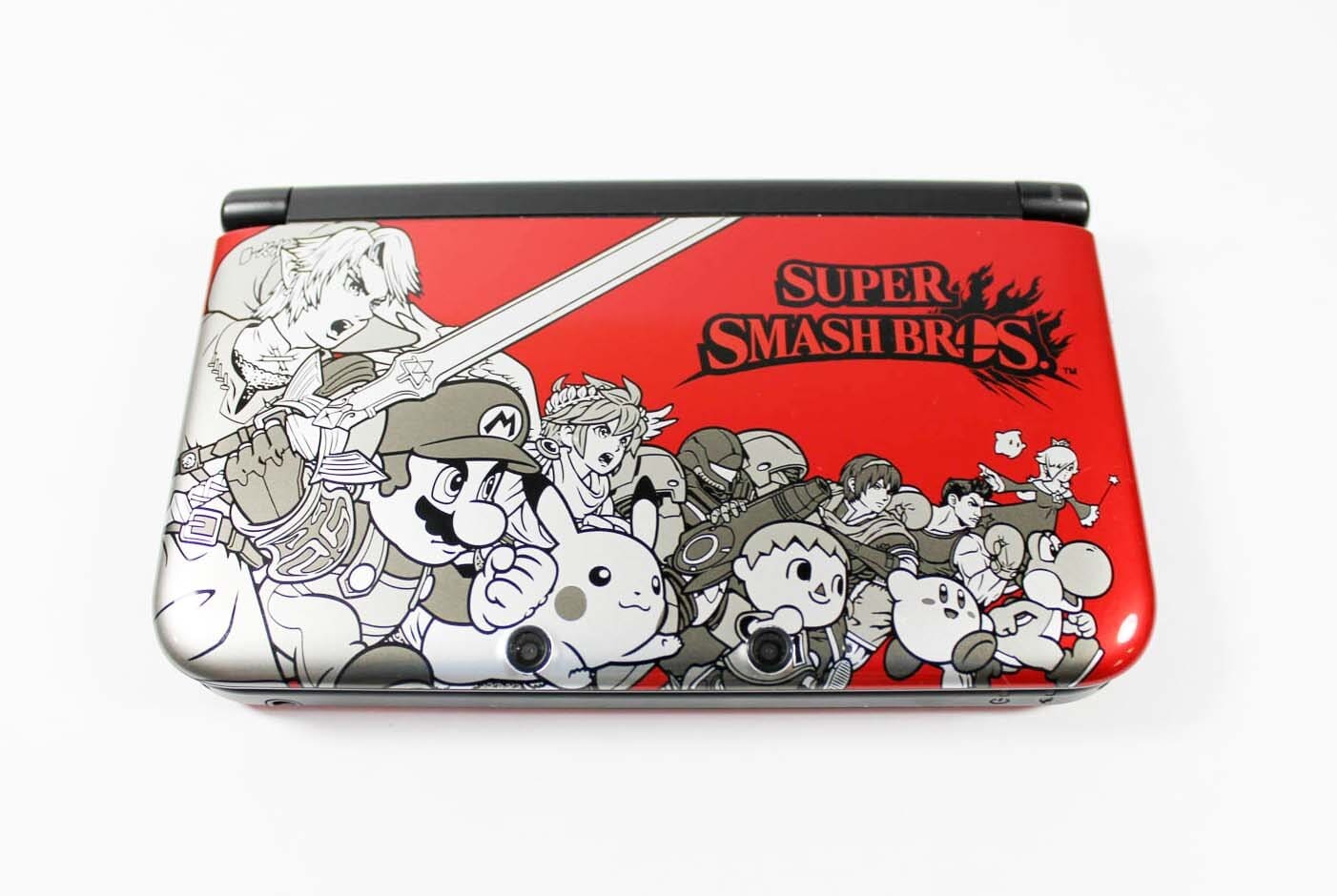 Nintendo 3DS XL - Super Smash Bros Limited Edition Red - Video Game System - Used - CaveGamers - Image 2