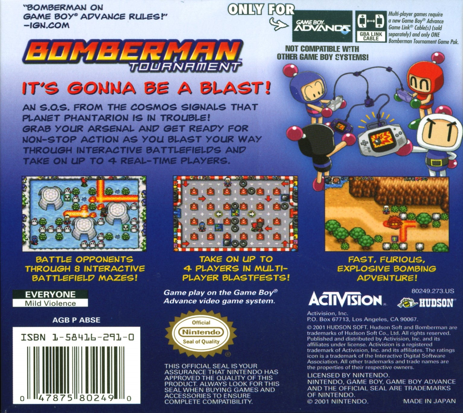 Bomberman Tournament Game Boy Advance - Video Game - Used - CaveGamers - Image 2