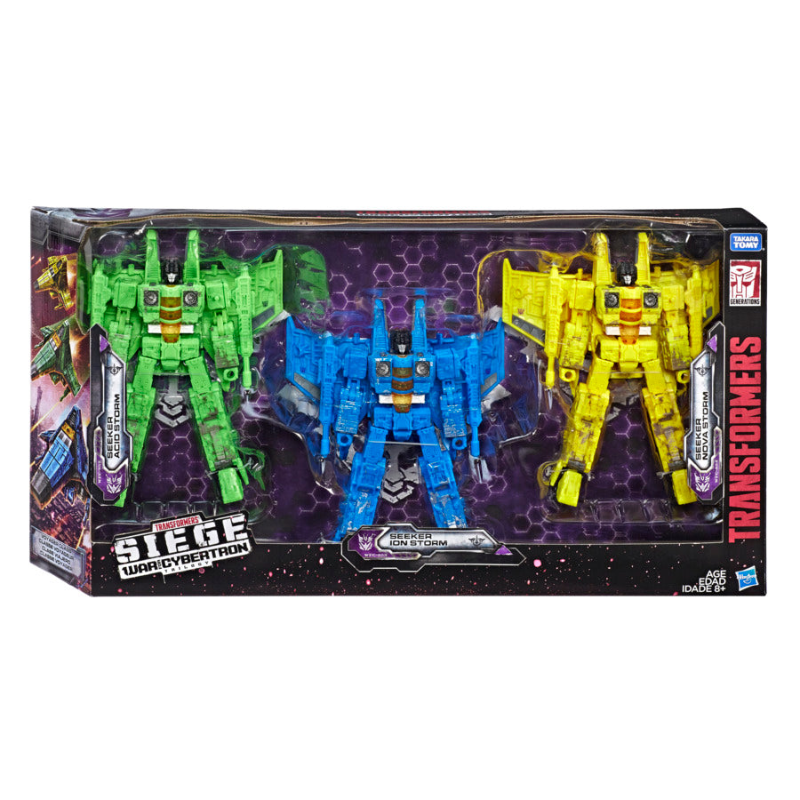 Siege Seekers (Ion Storm / Acid Storm / Nova Storm) - Transformers: War for Cybertron 7" Figure