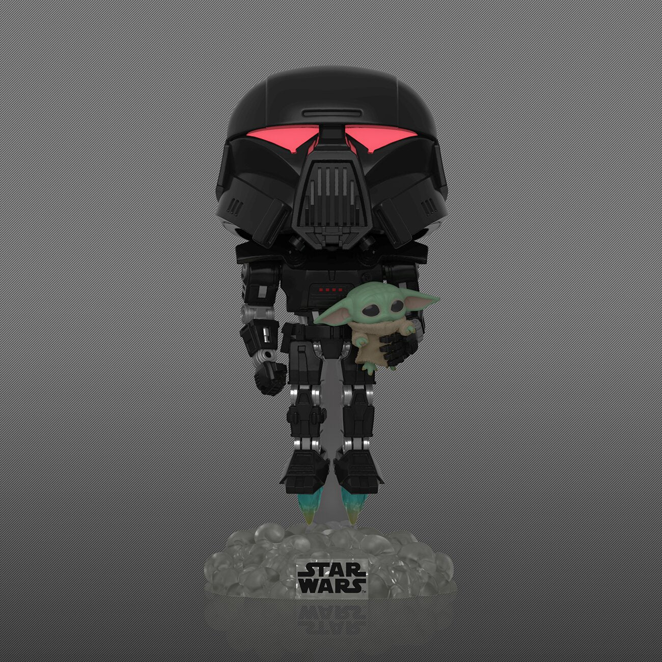 Funko Pop! Dark Trooper with Grogu - Star Wars