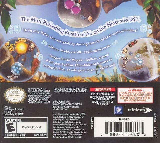 Soul Bubbles DS - Video Game - Used - CaveGamers - Image 2