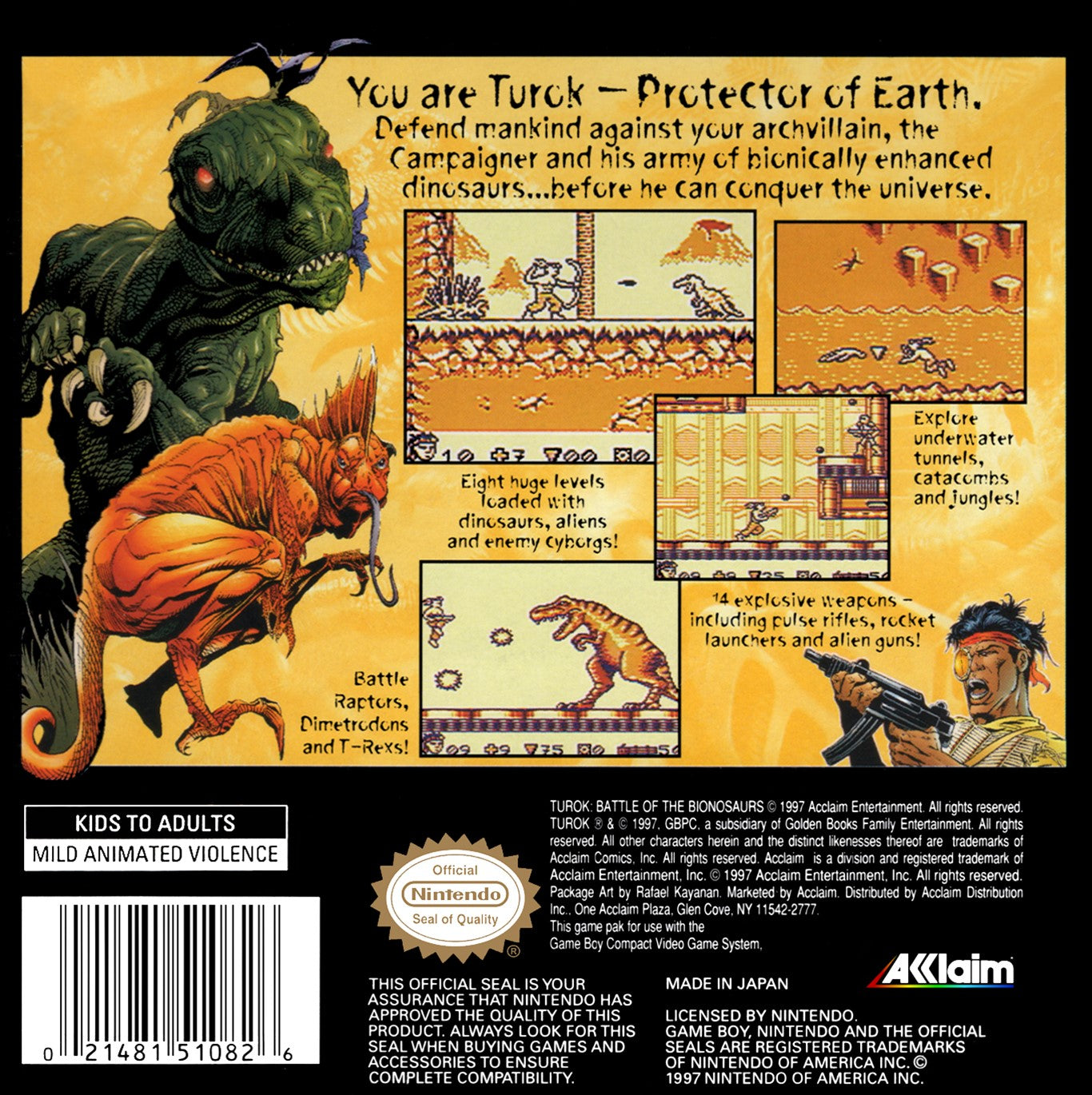 Turok Batte of the Binosaurs