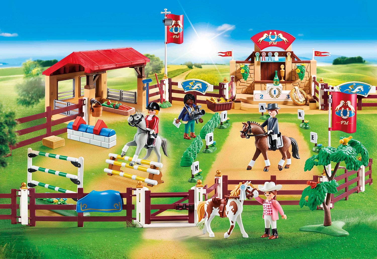 PLAYMOBIL Country Large Equestrian Tournament 70337 Building Sets - Toys - New - CaveGamers - Image 2